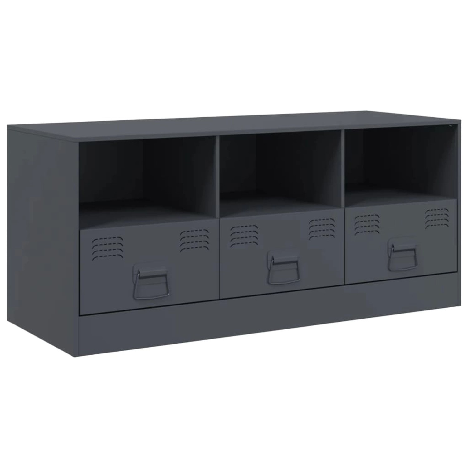 VidaXL TV-Schrank Anthrazit 99x39x44 cm Stahl Modell 3 VidaXL TV-Schrank Anthrazit 99x39x44 cm Stahl Modell 3 von VIDAXL