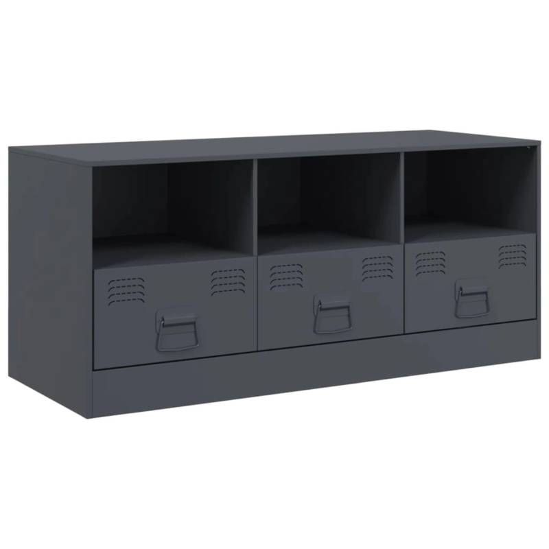 VidaXL TV-Schrank Anthrazit 99x39x44 cm Stahl  Modell 3 von VIDAXL
