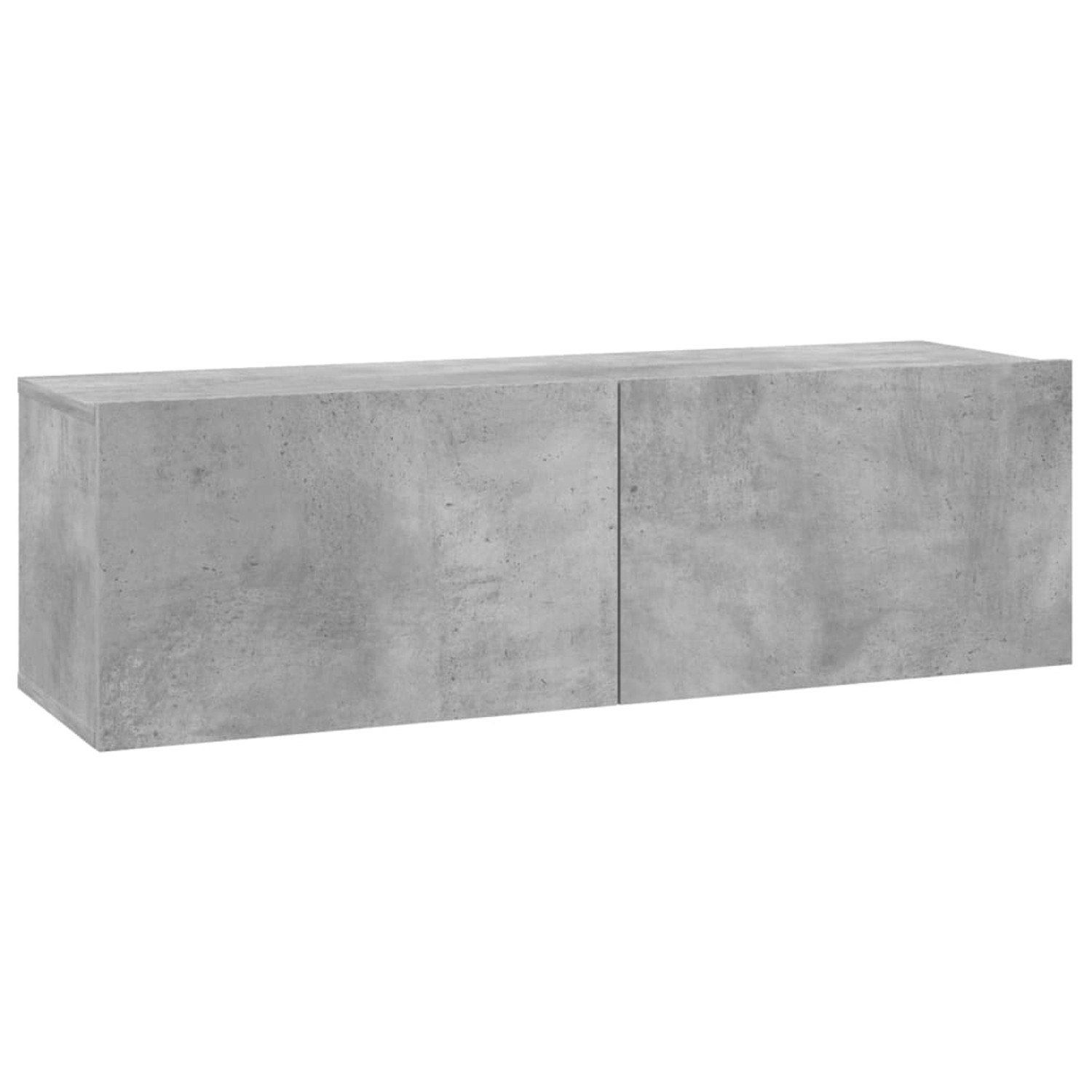 VidaXL TV-Schrank Betongrau 100x30x30 cm Holzwerkstoff von VIDAXL
