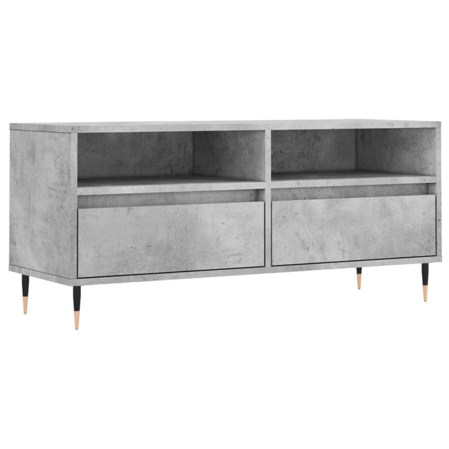 VidaXL TV-Schrank Betongrau 100x34,5x44,5 cm Holzwerkstoff  Modell 4 von VIDAXL