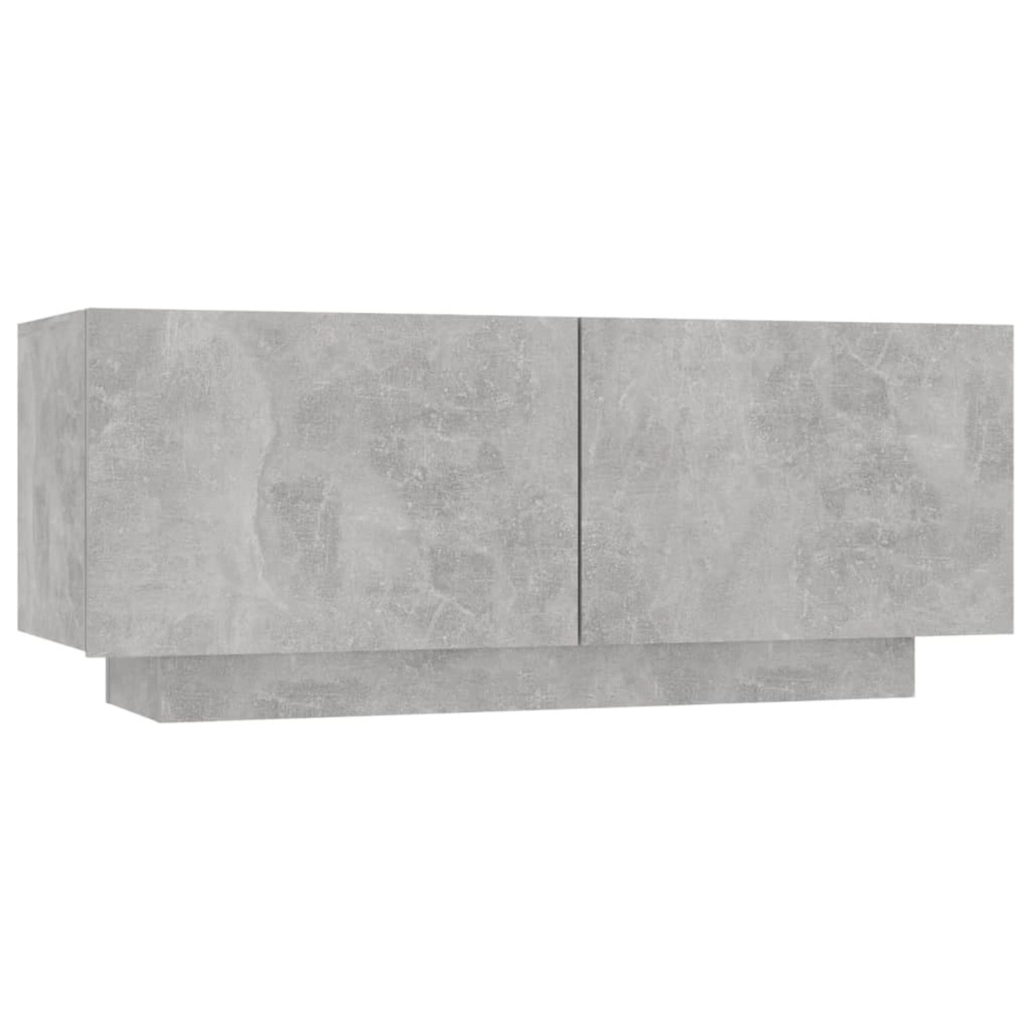 VidaXL TV-Schrank Betongrau 100x35x40 cm Holzwerkstoff  Modell 1 von VIDAXL