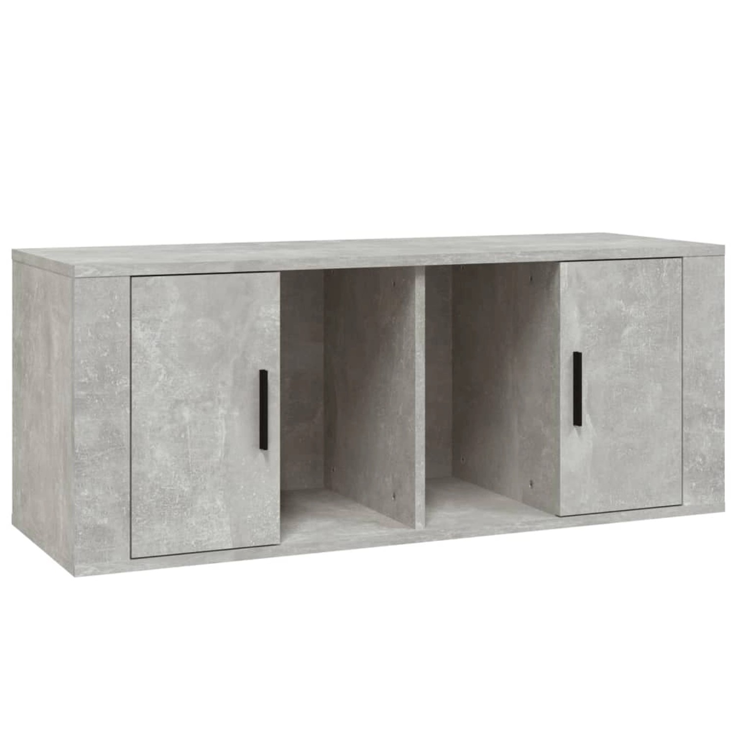 VidaXL TV-Schrank Betongrau 100x35x40 cm Holzwerkstoff  Modell 2 von VIDAXL