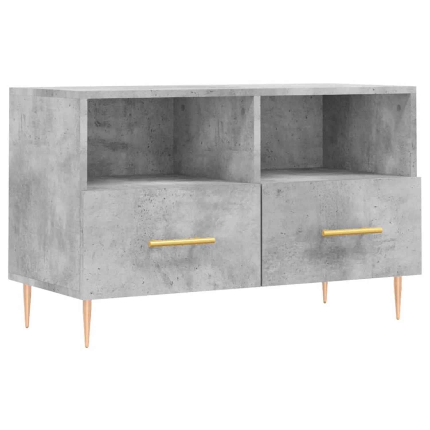 VidaXL TV-Schrank Betongrau 80x36x50 cm Holzwerkstoff Modell 10 VidaXL TV-Schrank Betongrau 80x36x50 cm Holzwerkstoff Modell 10 von VIDAXL