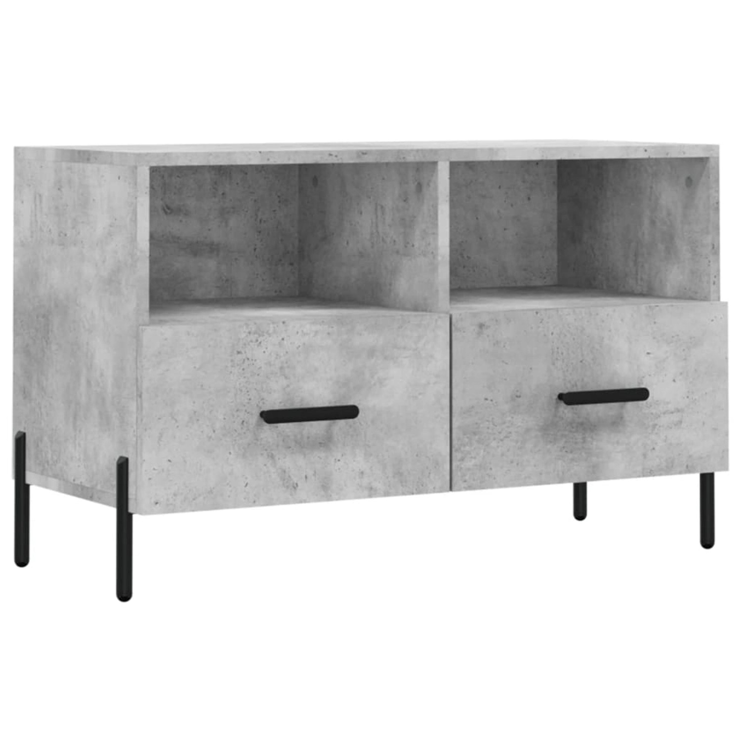 VidaXL TV-Schrank Betongrau 80x36x50 cm Holzwerkstoff  Modell 6 von VIDAXL