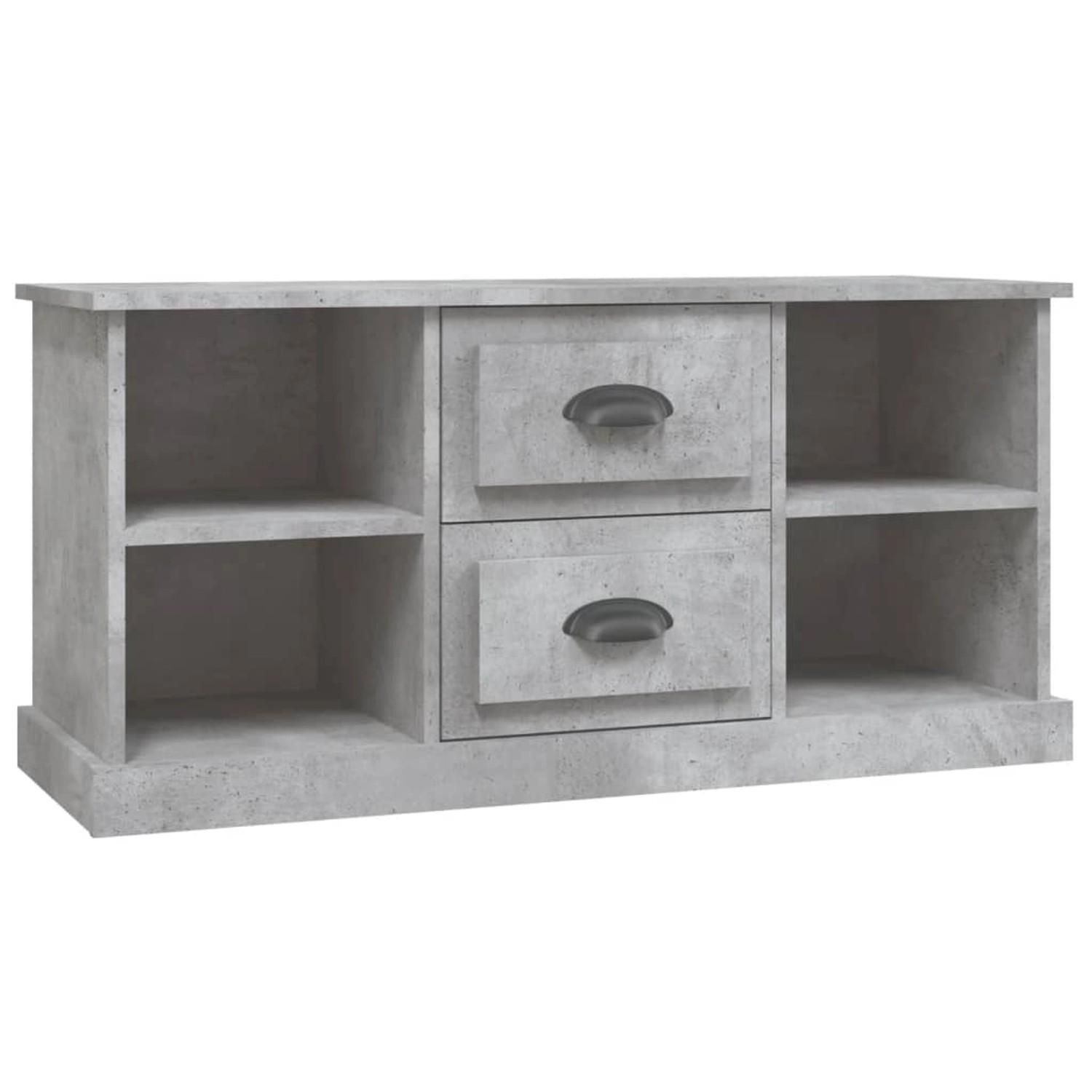 VidaXL TV-Schrank Betongrau 99,5x35,5x48 cm Holzwerkstoff VidaXL TV-Schrank Betongrau 99,5x35,5x48 cm Holzwerkstoff von VIDAXL