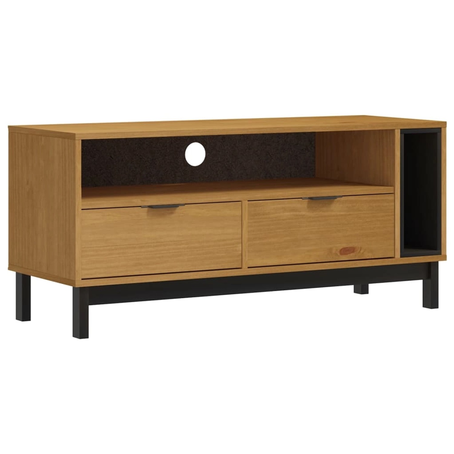 VidaXL TV-Schrank FLAM 110x40x50 cm Massivholz Kiefür VidaXL TV-Schrank FLAM 110x40x50 cm Massivholz Kiefür von VIDAXL