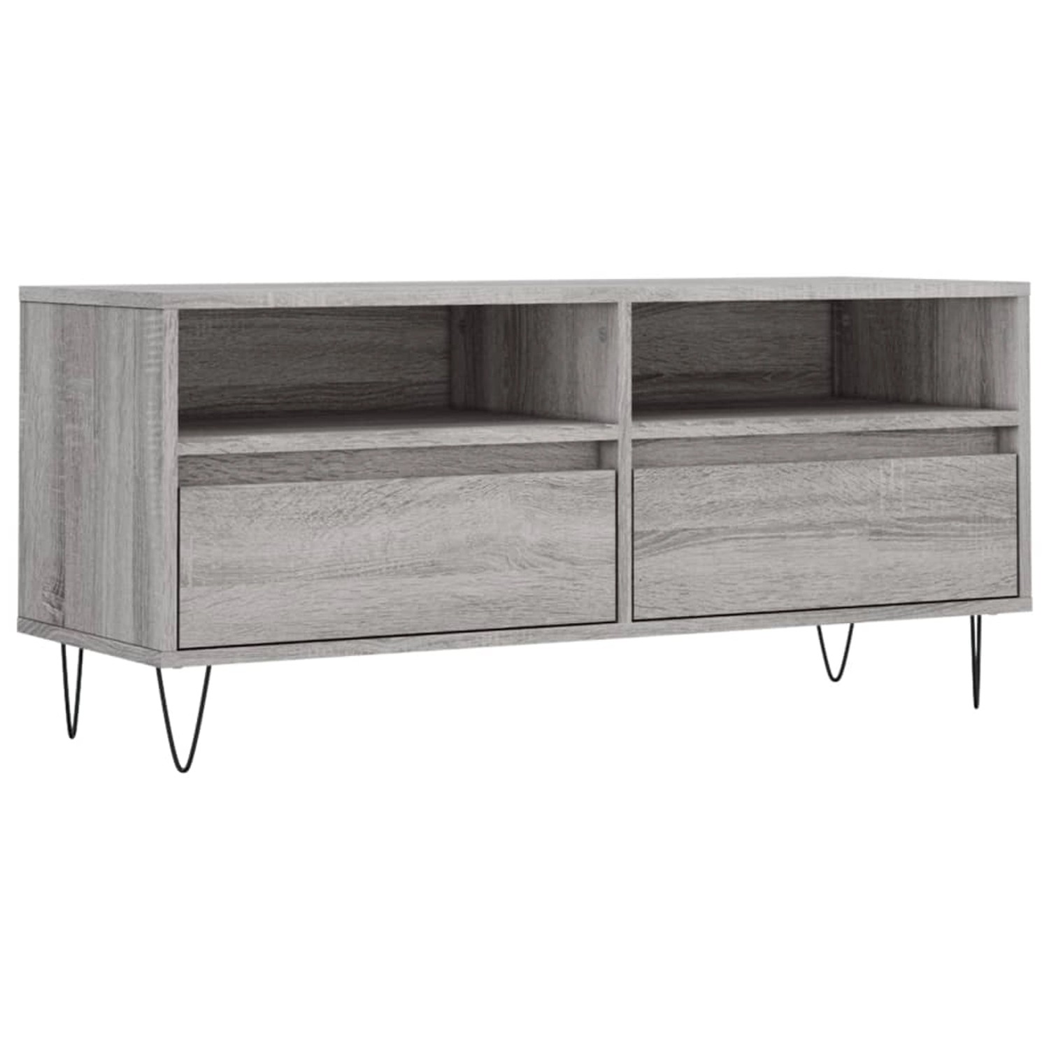 VidaXL TV-Schrank Grau Sonoma 100x34,5x44,5 cm Holzwerkstoff  Modell 5 von VIDAXL