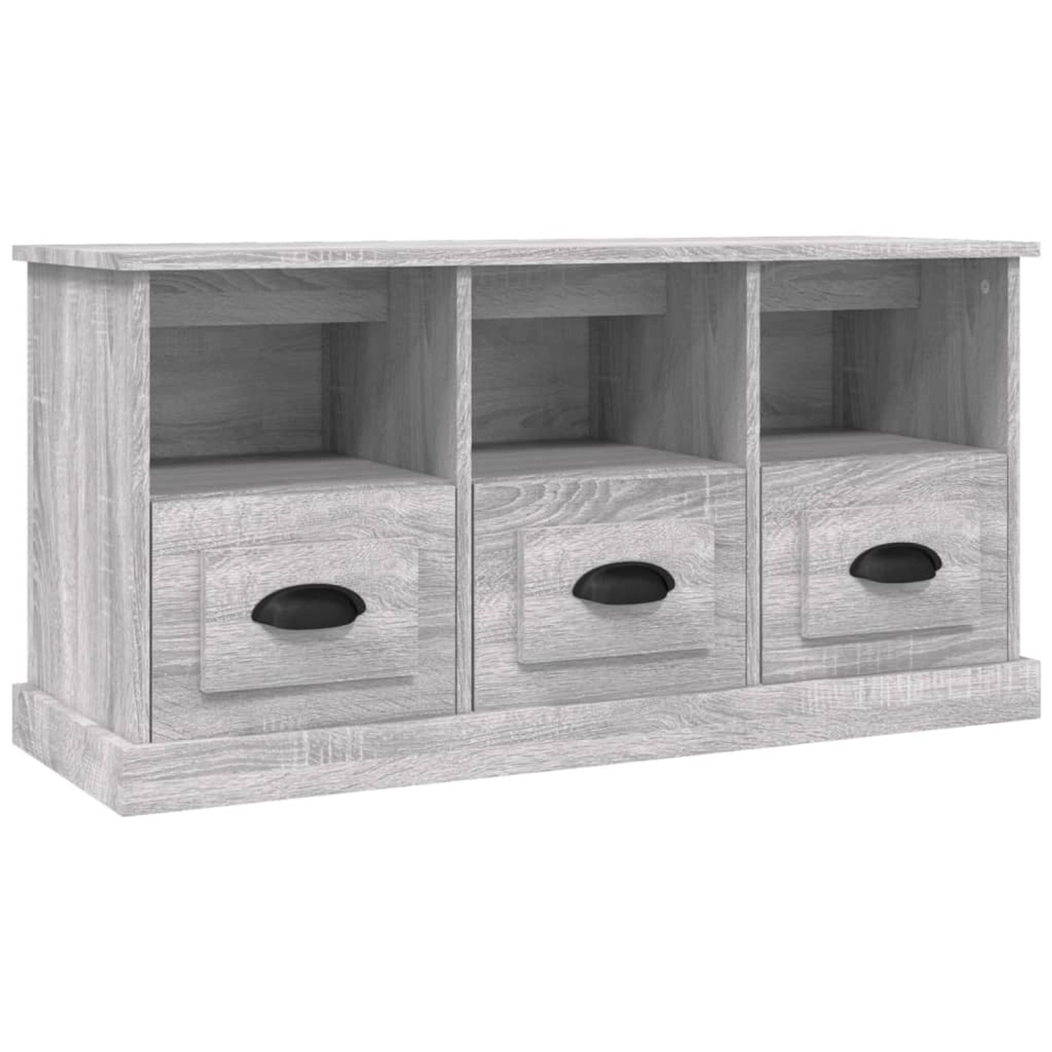 VidaXL TV-Schrank Grau Sonoma 100x35x50 cm Holzwerkstoff von VIDAXL
