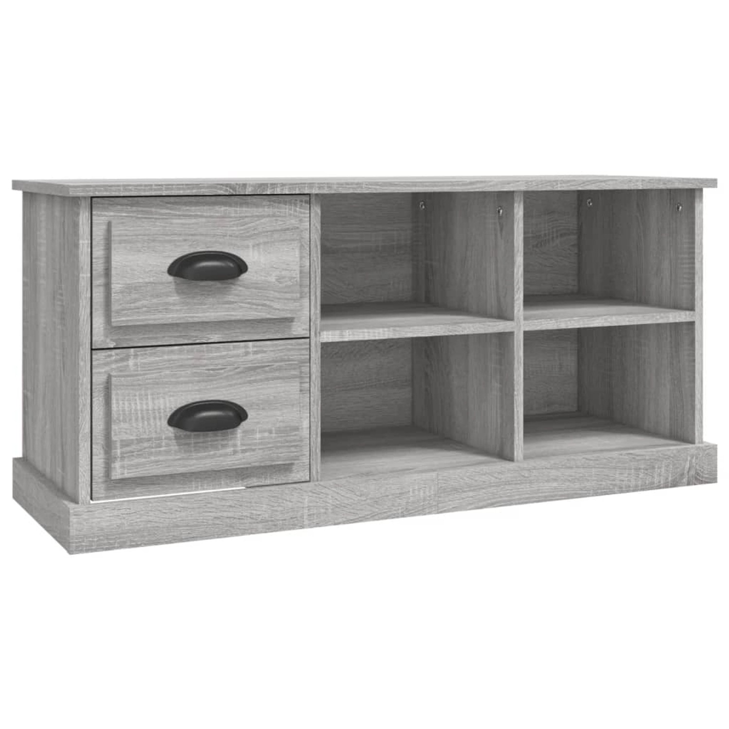 VidaXL TV-Schrank Grau Sonoma 102x35,5x47,5 cm Holzwerkstoff von VIDAXL