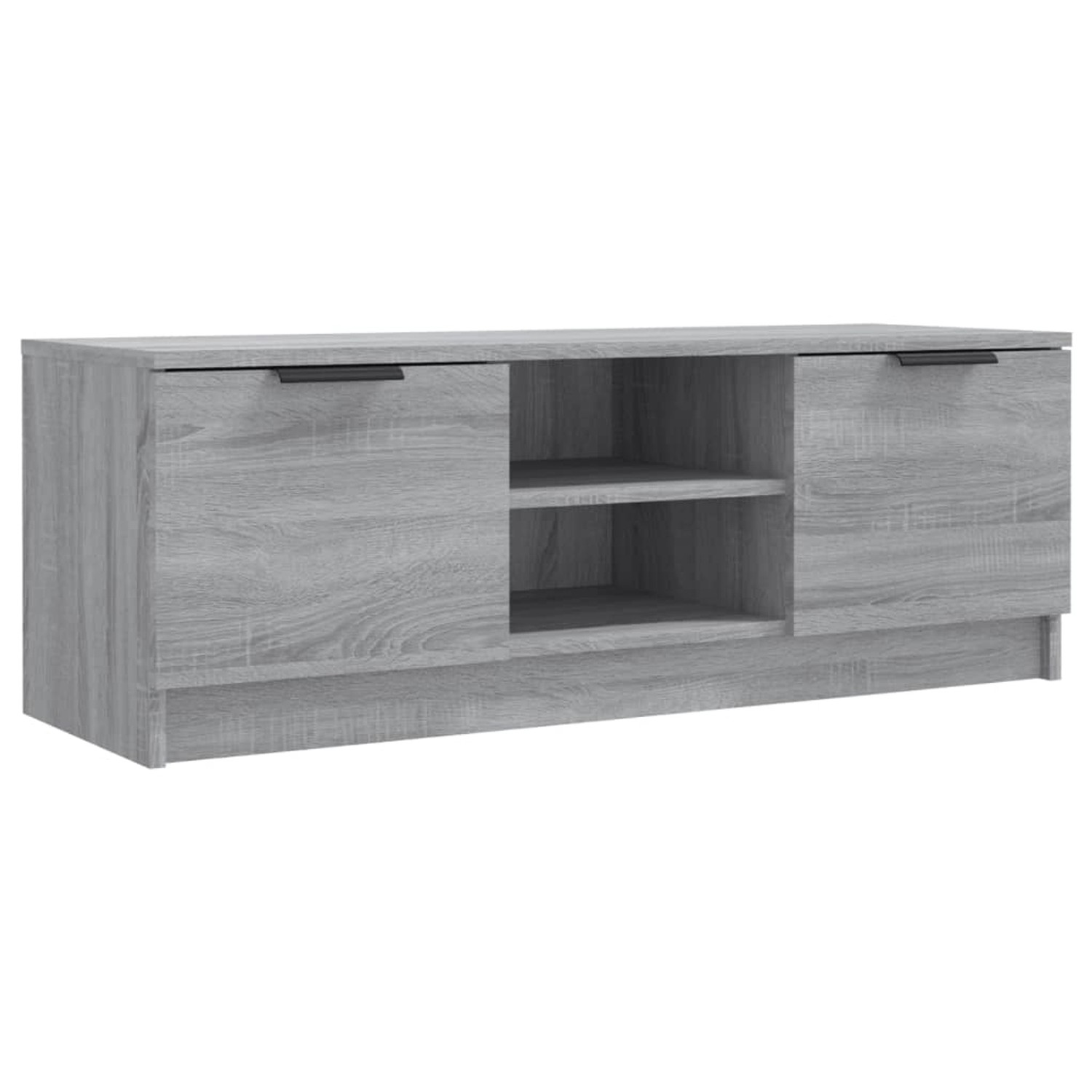 VidaXL TV-Schrank Grau Sonoma 102x35x36,5 cm Holzwerkstoff von VIDAXL
