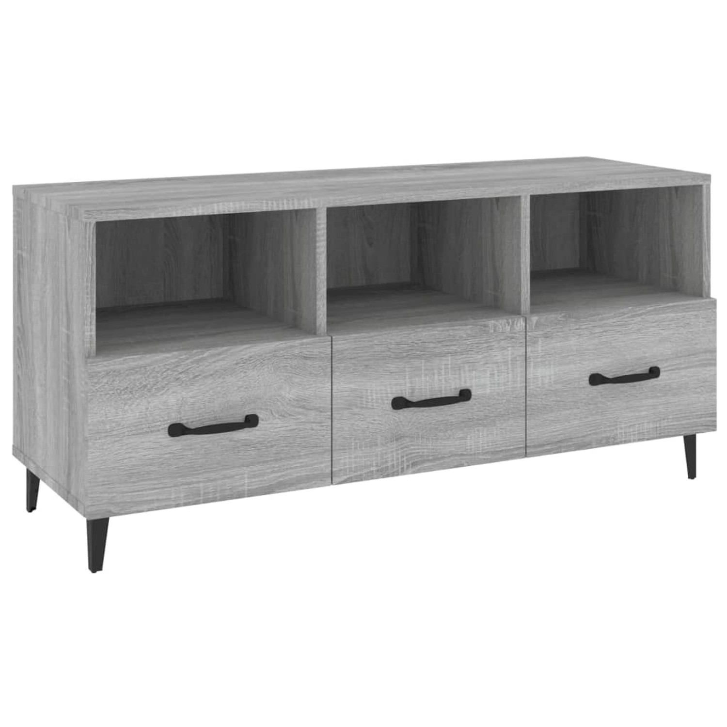 VidaXL TV-Schrank Grau Sonoma 102x35x50 cm Holzwerkstoff von VIDAXL