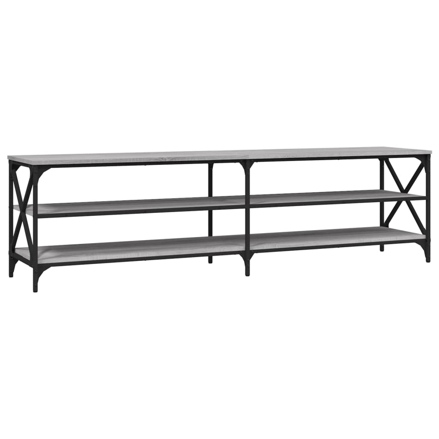 VidaXL TV-Schrank Grau Sonoma 180x40x50 cm Holzwerkstoff von VIDAXL
