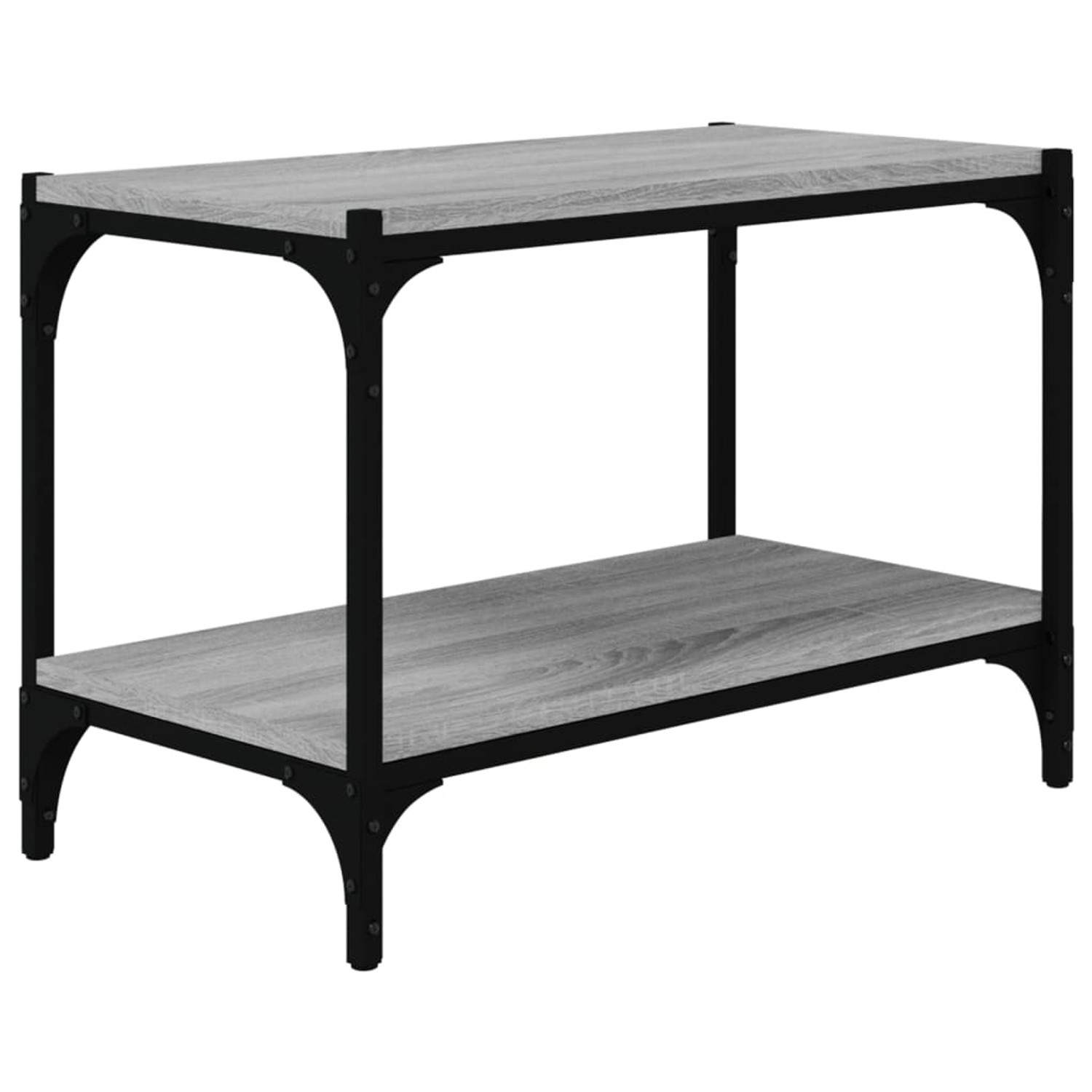 VidaXL TV-Schrank Grau Sonoma 60x33x41 cm Holzwerkstoff und Stahl von VIDAXL