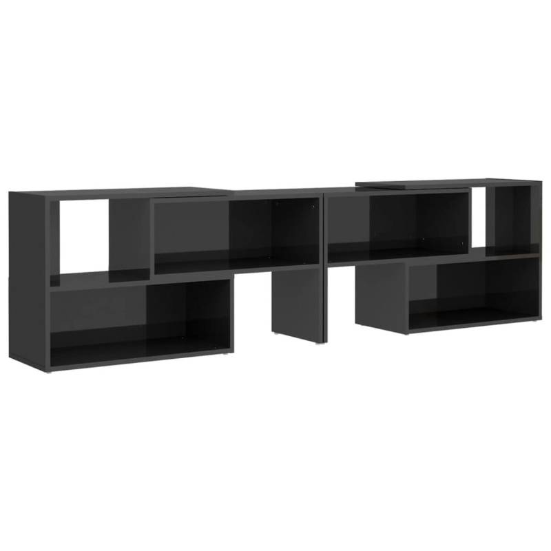 vidaXL TV-Schrank Hochglanz-Grau 149x30x52 cm Holzwerkstoff von VIDAXL