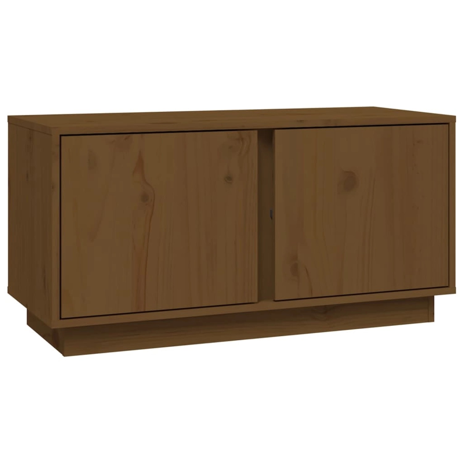 VidaXL TV-Schrank Honigbraun 80x35x40,5 cm Massivholz Kiefür  Modell 2 von VIDAXL