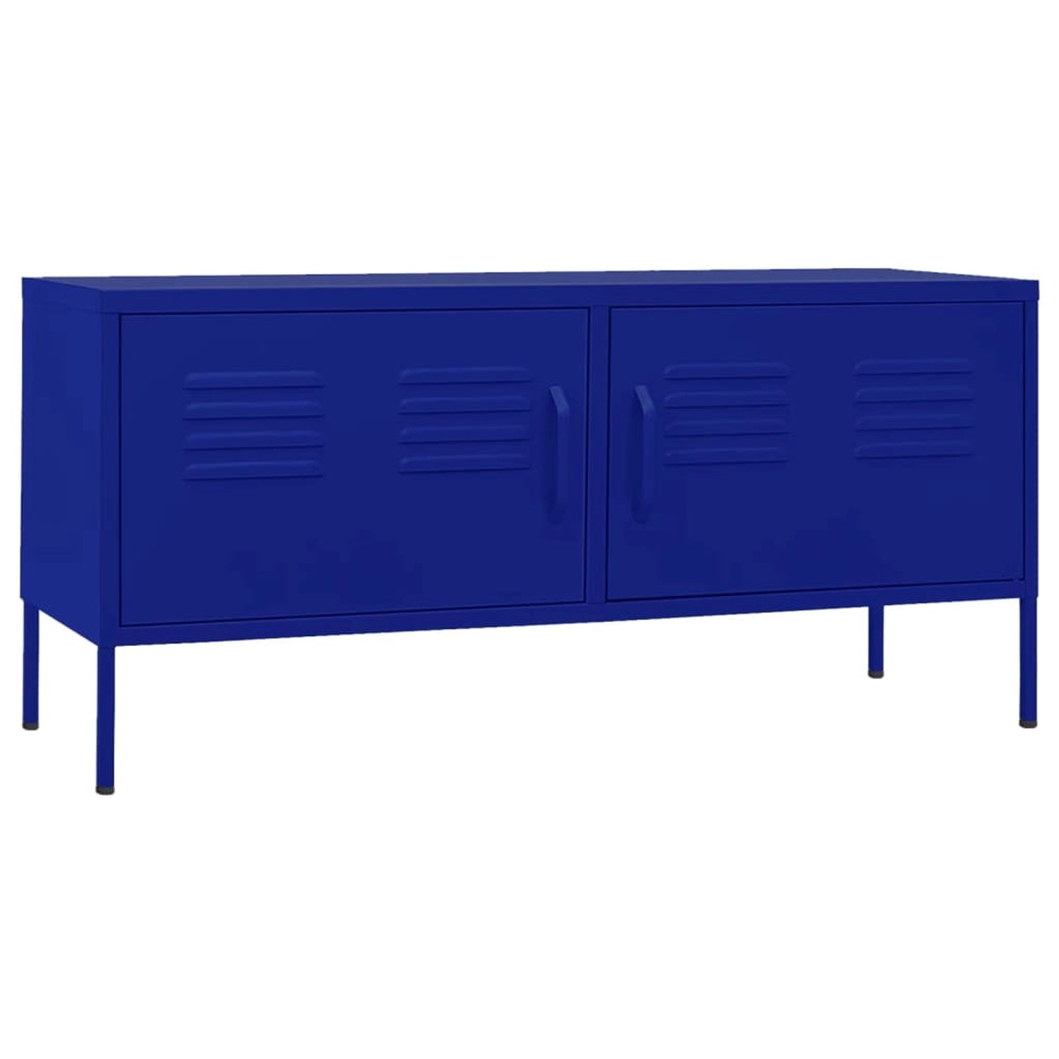 VidaXL TV-Schrank Marineblau 105x35x50 cm Stahl Modell 1 VidaXL TV-Schrank Marineblau 105x35x50 cm Stahl Modell 1 von VIDAXL