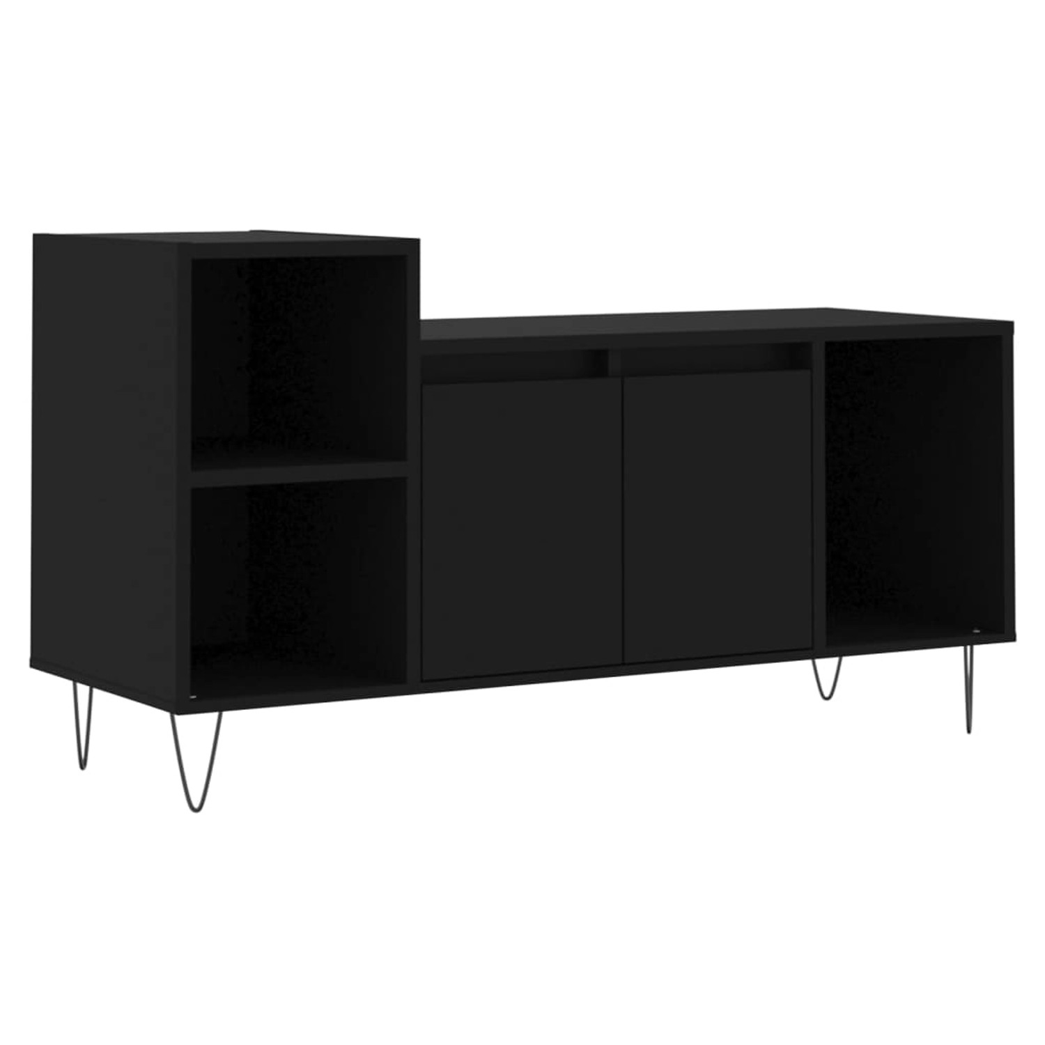 VidaXL TV-Schrank Schwarz 100x35x55 cm Holzwerkstoff  Modell 3 von VIDAXL