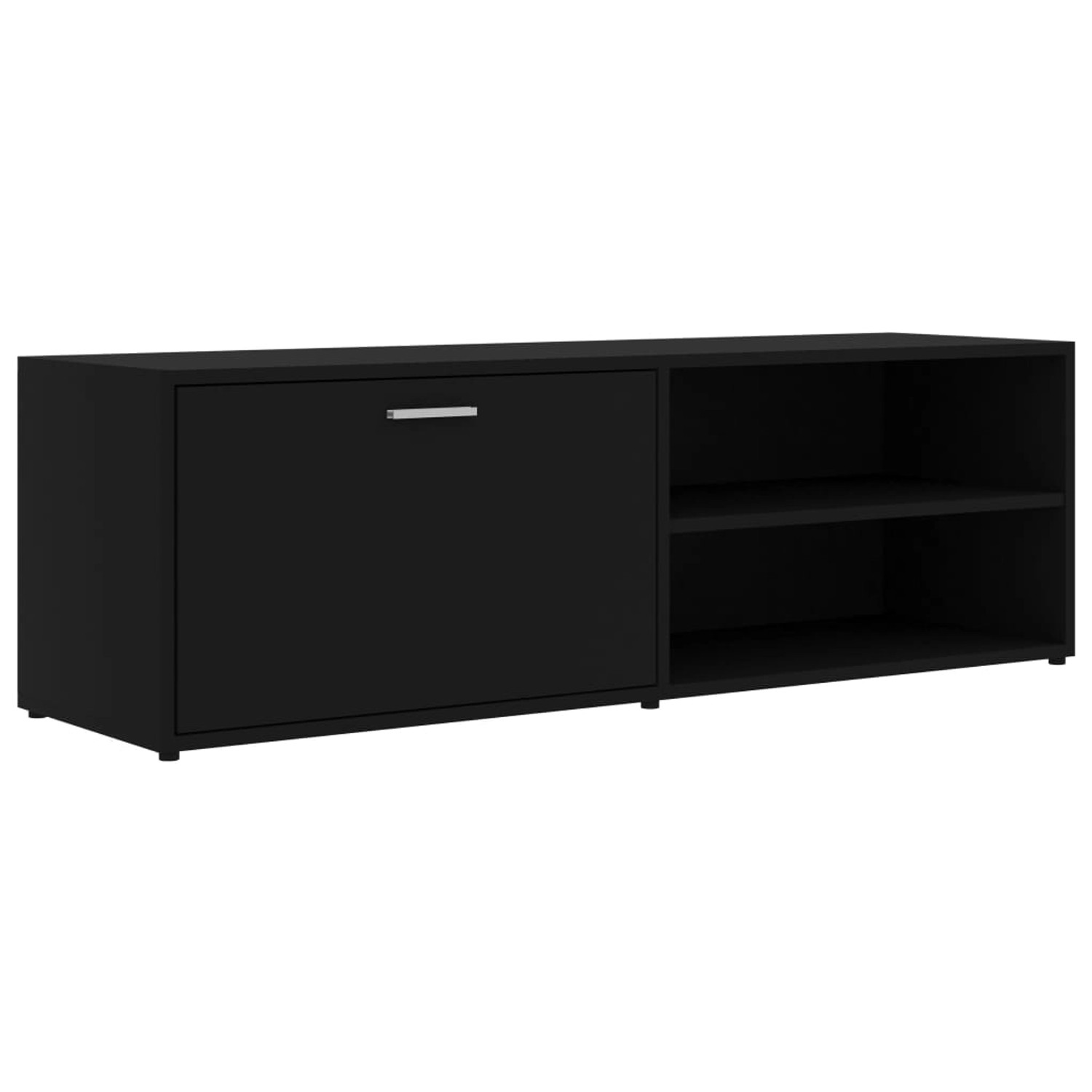VidaXL TV-Schrank Schwarz 120x34x37 cm Holzwerkstoff  Modell 1 von VIDAXL