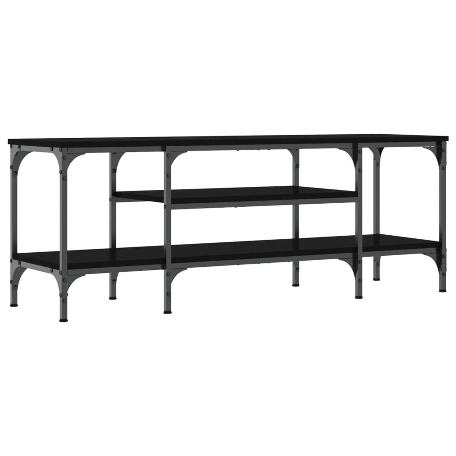 VidaXL TV-Schrank Schwarz 121x35x45 cm Holzwerkstoff & Eisen VidaXL TV-Schrank Schwarz 121x35x45 cm Holzwerkstoff & Eisen von VIDAXL