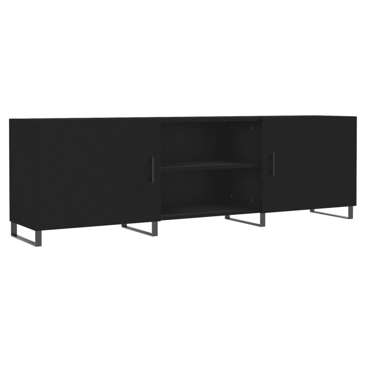 VidaXL TV-Schrank Schwarz 150x30x50 cm Holzwerkstoff Modell 4 VidaXL TV-Schrank Schwarz 150x30x50 cm Holzwerkstoff Modell 4 von VIDAXL
