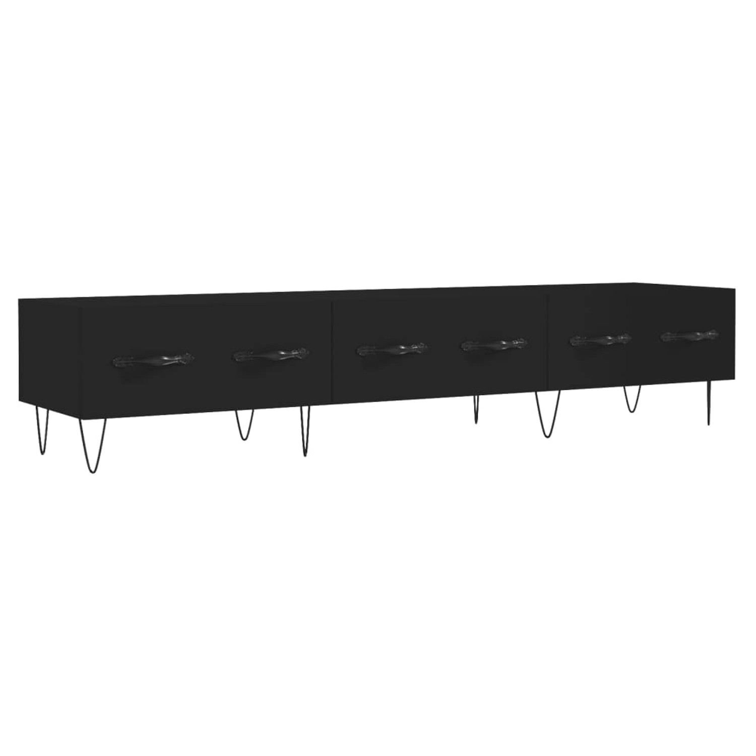 VidaXL TV-Schrank Schwarz 150x36x30 cm Holzwerkstoff Modell 1 VidaXL TV-Schrank Schwarz 150x36x30 cm Holzwerkstoff Modell 1 von VIDAXL