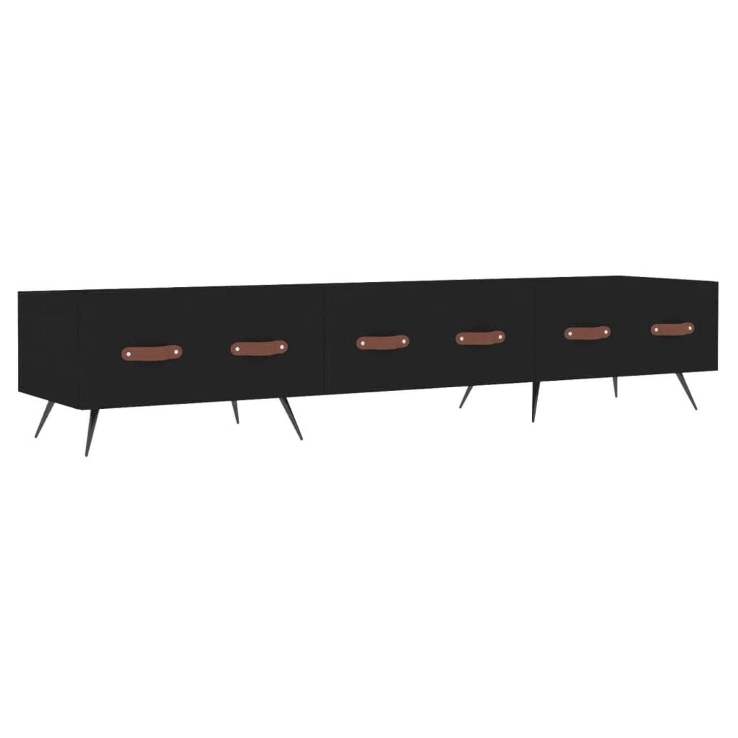 VidaXL TV-Schrank Schwarz 150x36x30 cm Holzwerkstoff Modell 6 VidaXL TV-Schrank Schwarz 150x36x30 cm Holzwerkstoff Modell 6 von VIDAXL