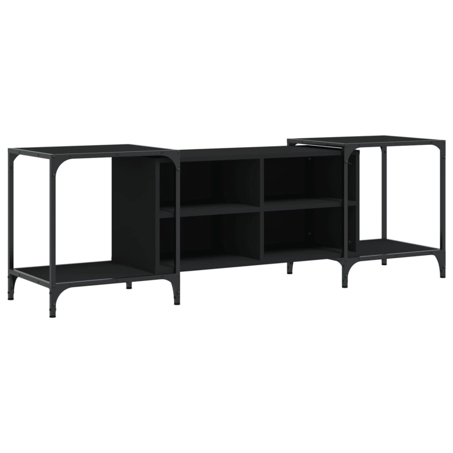 VidaXL TV-Schrank Schwarz 153x37x50 cm Holzwerkstoff VidaXL TV-Schrank Schwarz 153x37x50 cm Holzwerkstoff von VIDAXL