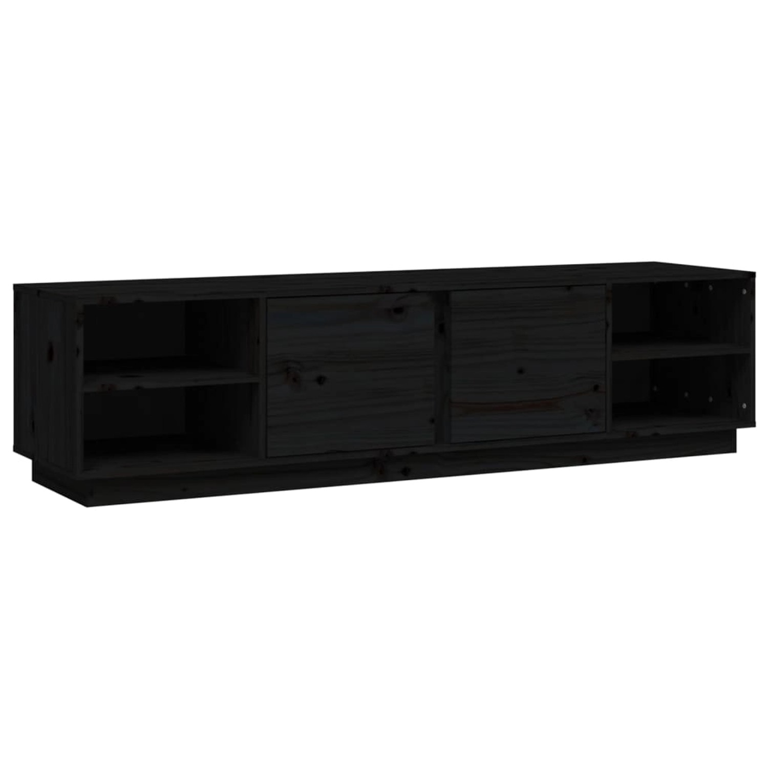 VidaXL TV-Schrank Schwarz 156x40x40 cm Massivholz Kiefür VidaXL TV-Schrank Schwarz 156x40x40 cm Massivholz Kiefür von VIDAXL