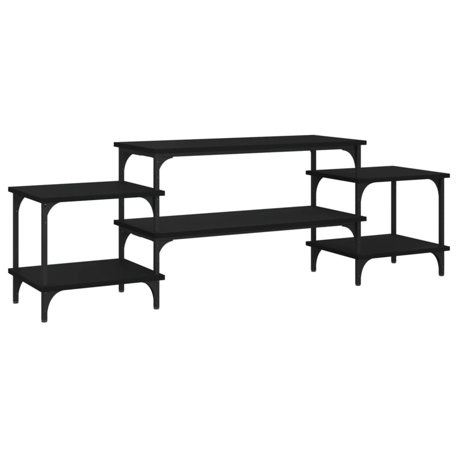 VidaXL TV-Schrank Schwarz 157x35x52 cm Holzwerkstoff von VIDAXL