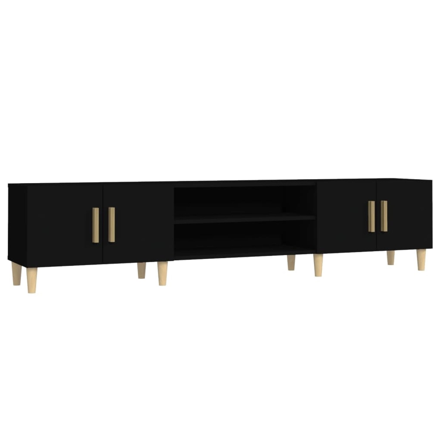 VidaXL TV-Schrank Schwarz 180x31,5x40 cm Holzwerkstoff Modell 1 VidaXL TV-Schrank Schwarz 180x31,5x40 cm Holzwerkstoff Modell 1 von VIDAXL