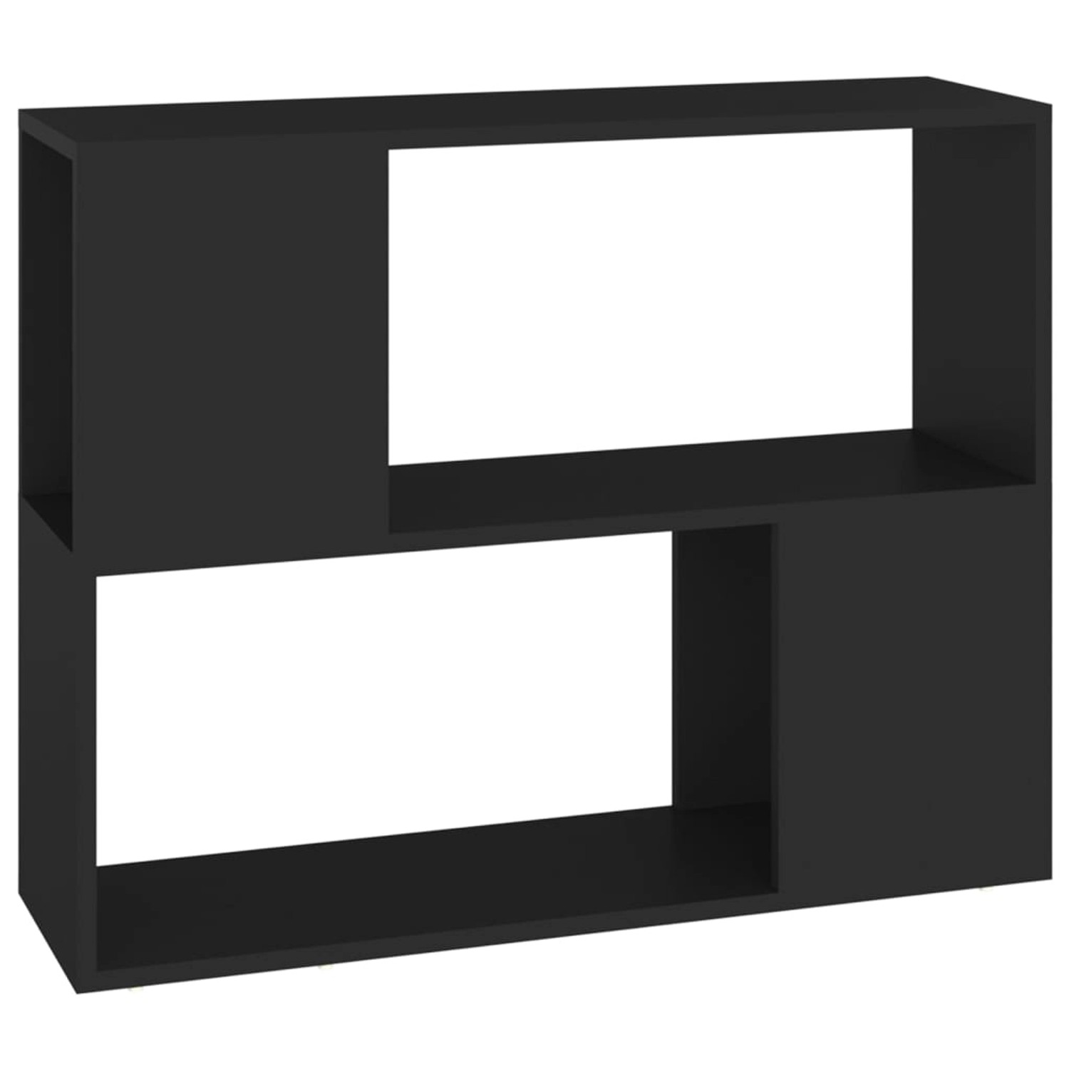 VidaXL TV-Schrank Schwarz 80x24x63 cm Holzwerkstoff von VIDAXL