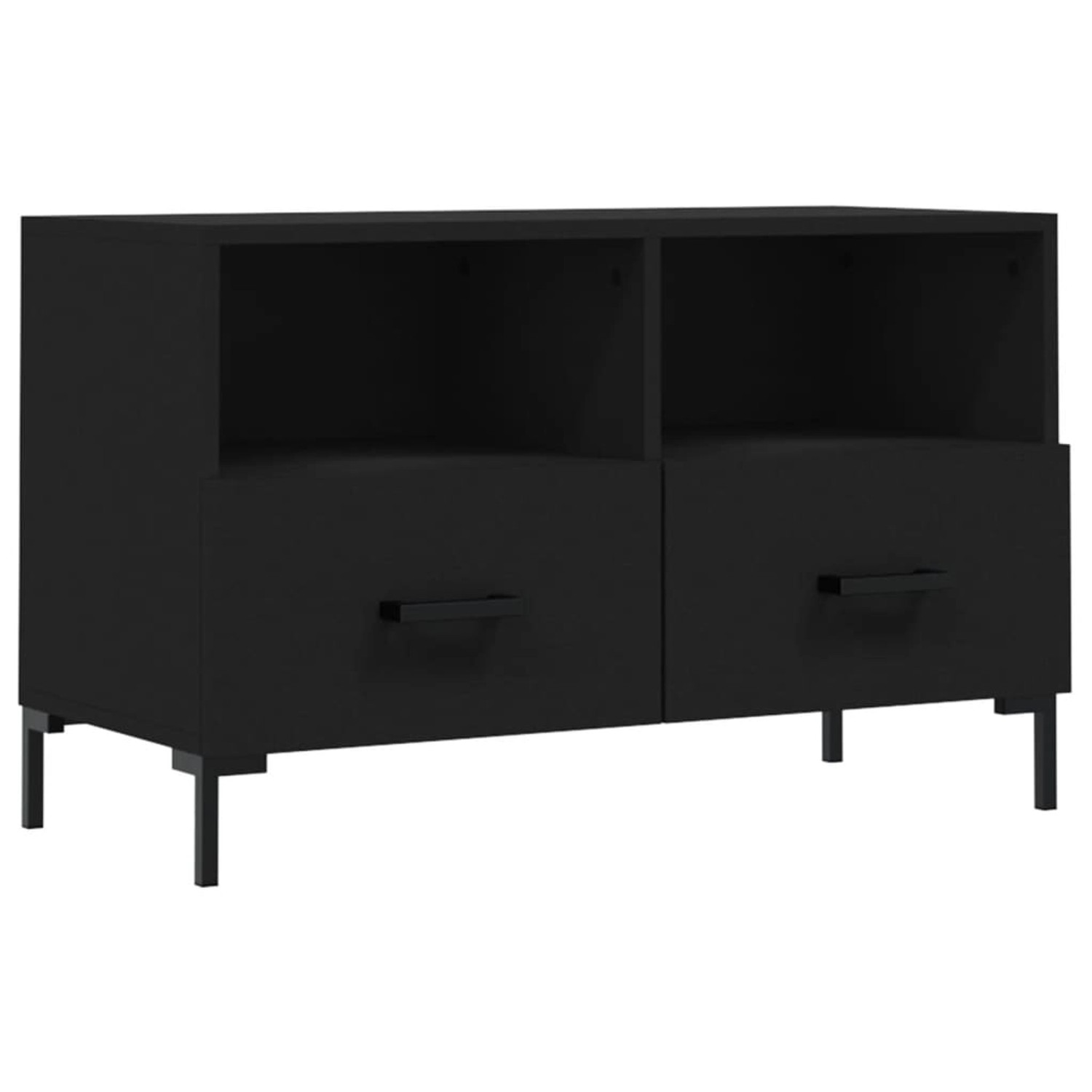 VidaXL TV-Schrank Schwarz 80x36x50 cm Holzwerkstoff Modell 3 VidaXL TV-Schrank Schwarz 80x36x50 cm Holzwerkstoff Modell 3 von VIDAXL