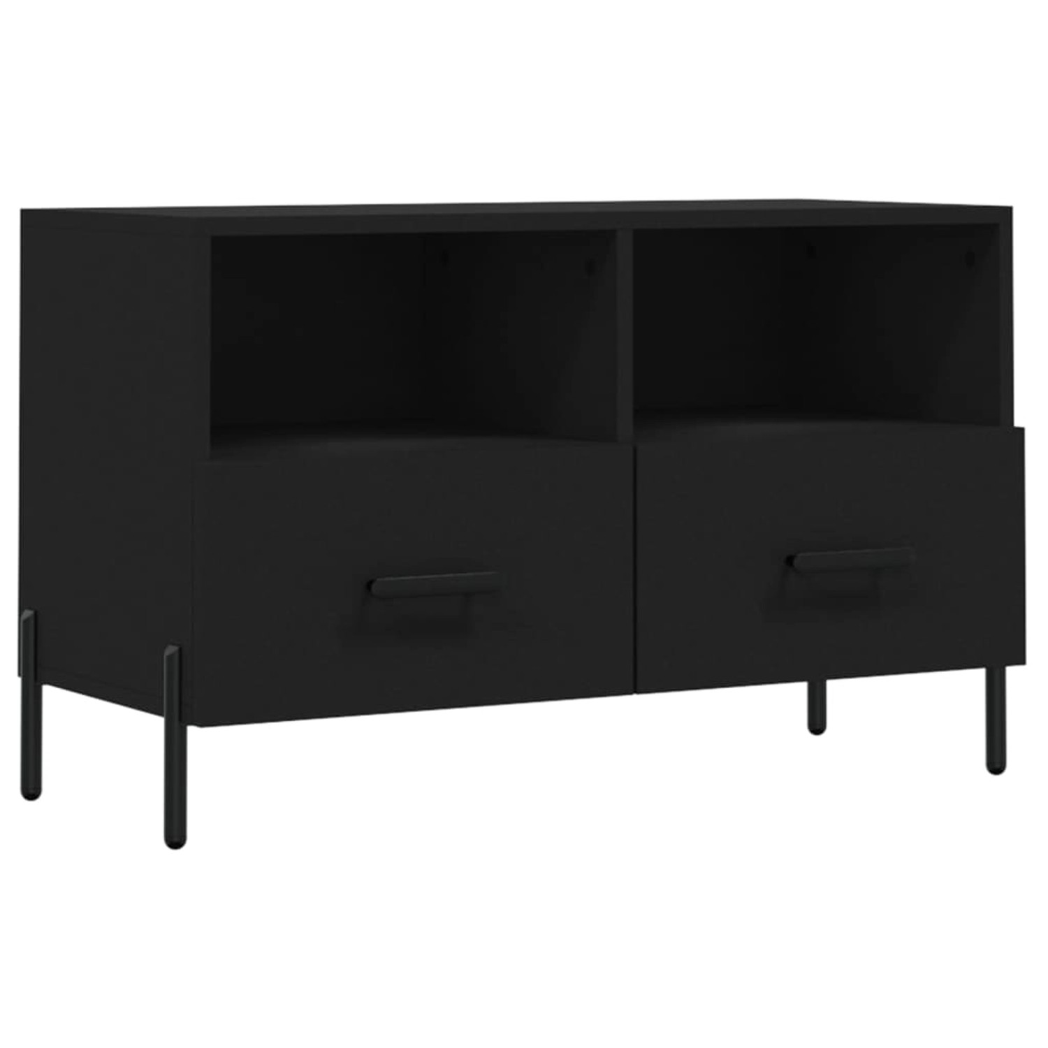 VidaXL TV-Schrank Schwarz 80x36x50 cm Holzwerkstoff Modell 4 VidaXL TV-Schrank Schwarz 80x36x50 cm Holzwerkstoff Modell 4 von VIDAXL