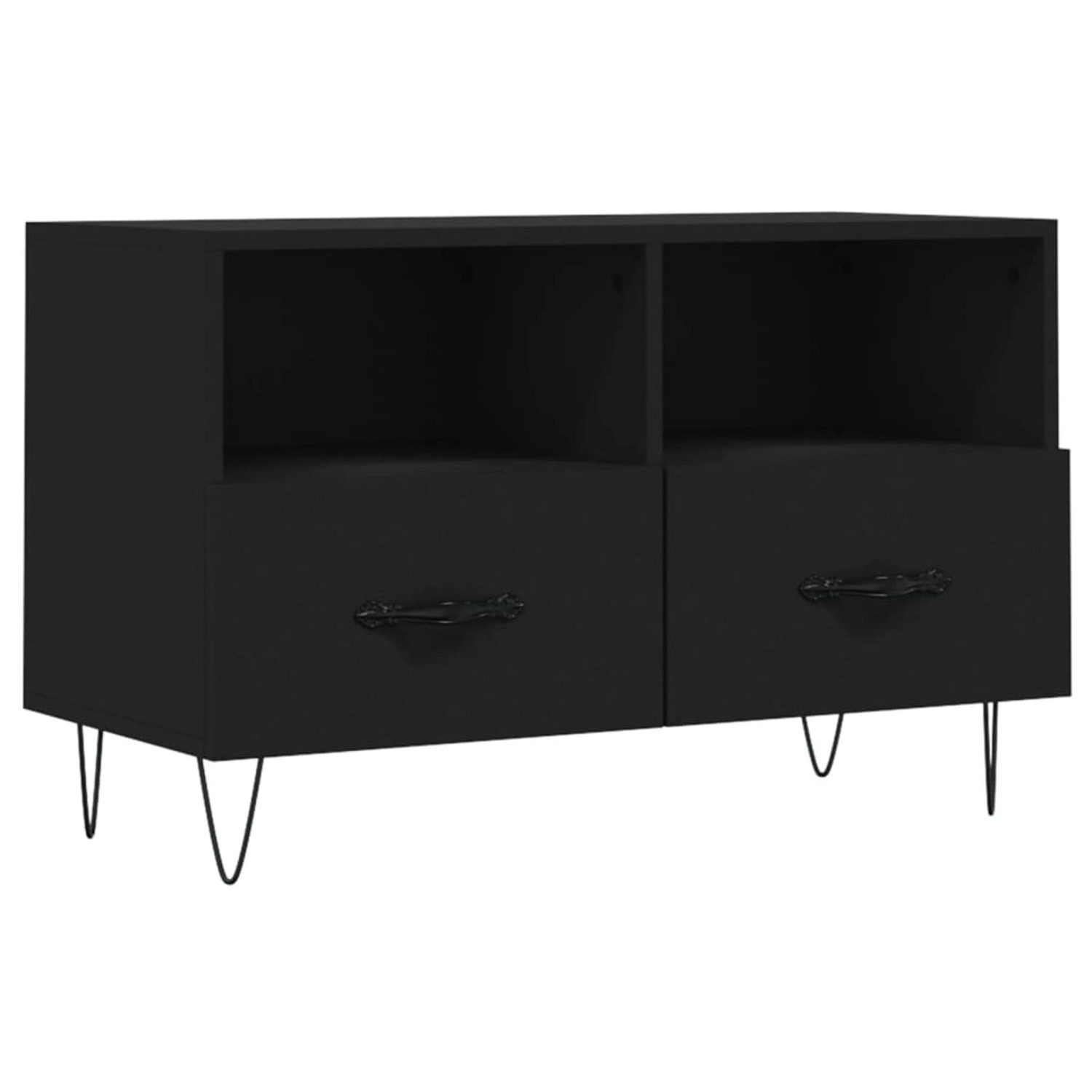 VidaXL TV-Schrank Schwarz 80x36x50 cm Holzwerkstoff  Modell 8 von VIDAXL
