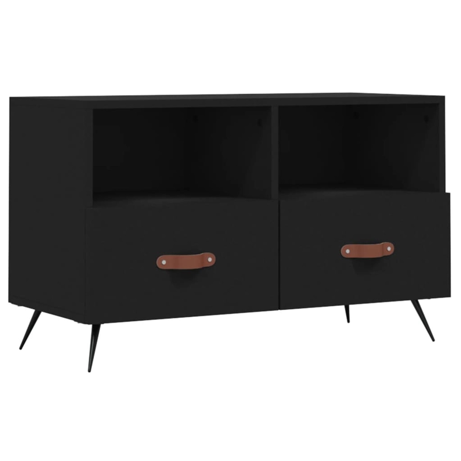 VidaXL TV-Schrank Schwarz 80x36x50 cm Holzwerkstoff  Modell 9 von VIDAXL