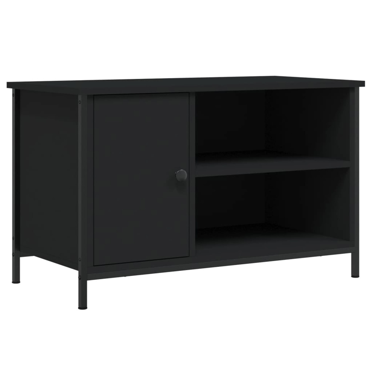 VidaXL TV-Schrank Schwarz 80x40x50 cm Holzwerkstoff VidaXL TV-Schrank Schwarz 80x40x50 cm Holzwerkstoff von VIDAXL