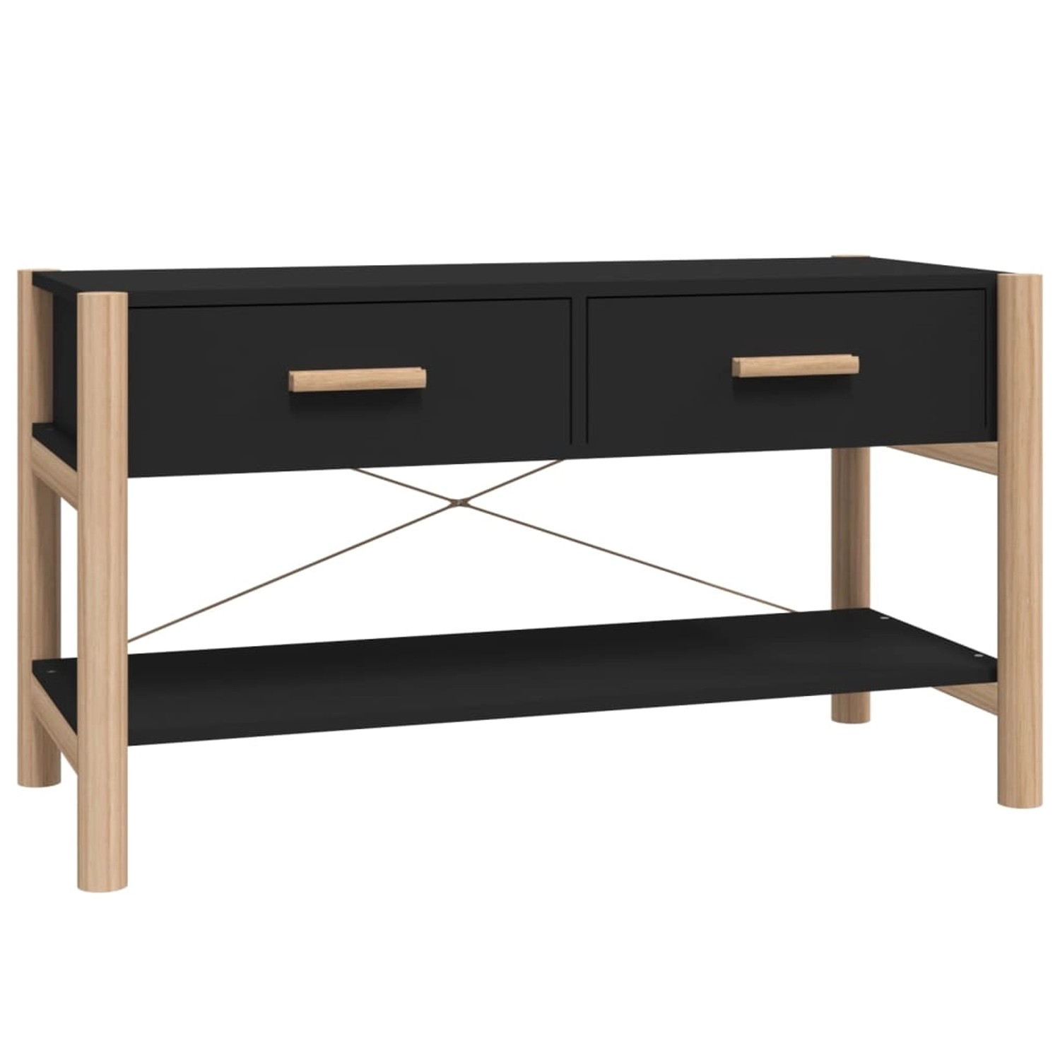 VidaXL TV-Schrank Schwarz 82x38x45 cm Holzwerkstoff von VIDAXL
