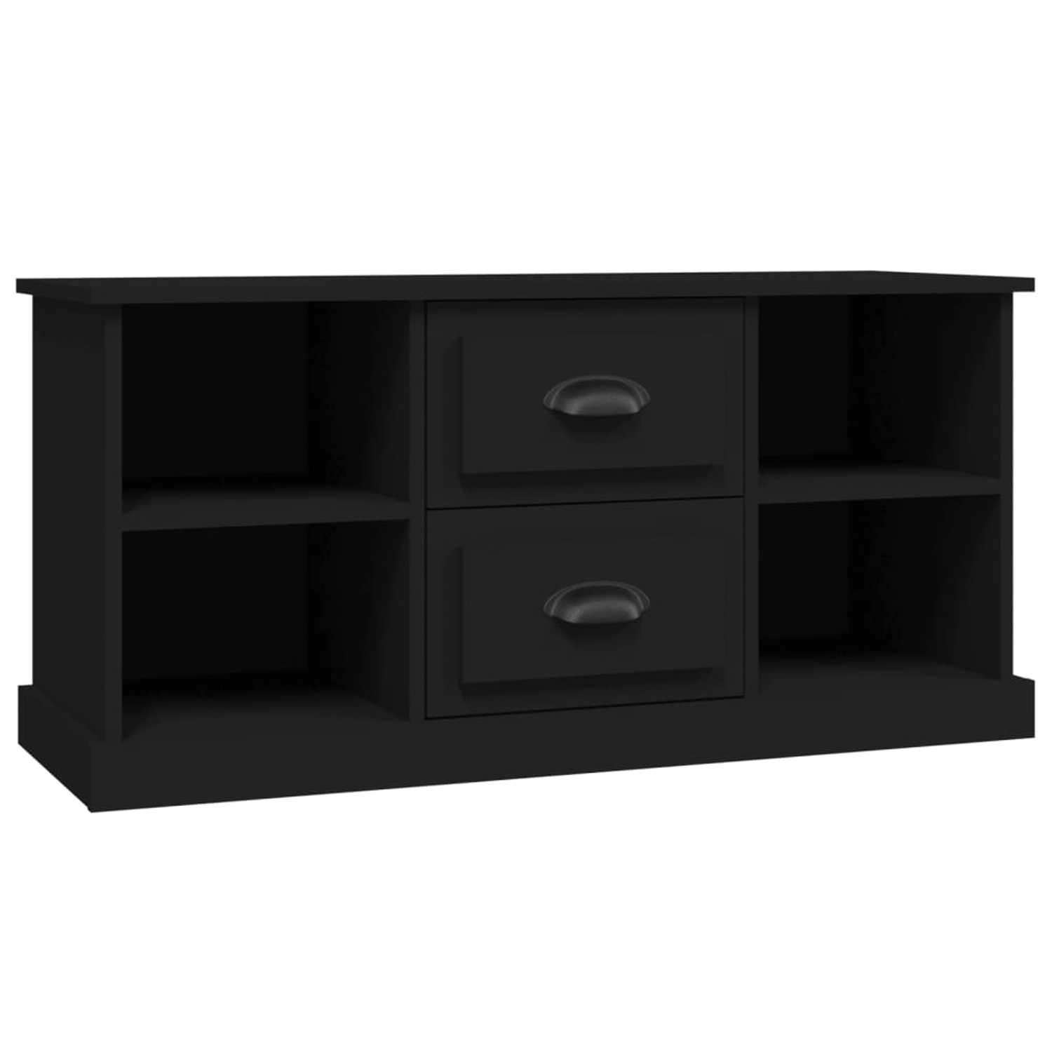 VidaXL TV-Schrank Schwarz 99,5x35,5x48 cm Holzwerkstoff VidaXL TV-Schrank Schwarz 99,5x35,5x48 cm Holzwerkstoff von VIDAXL