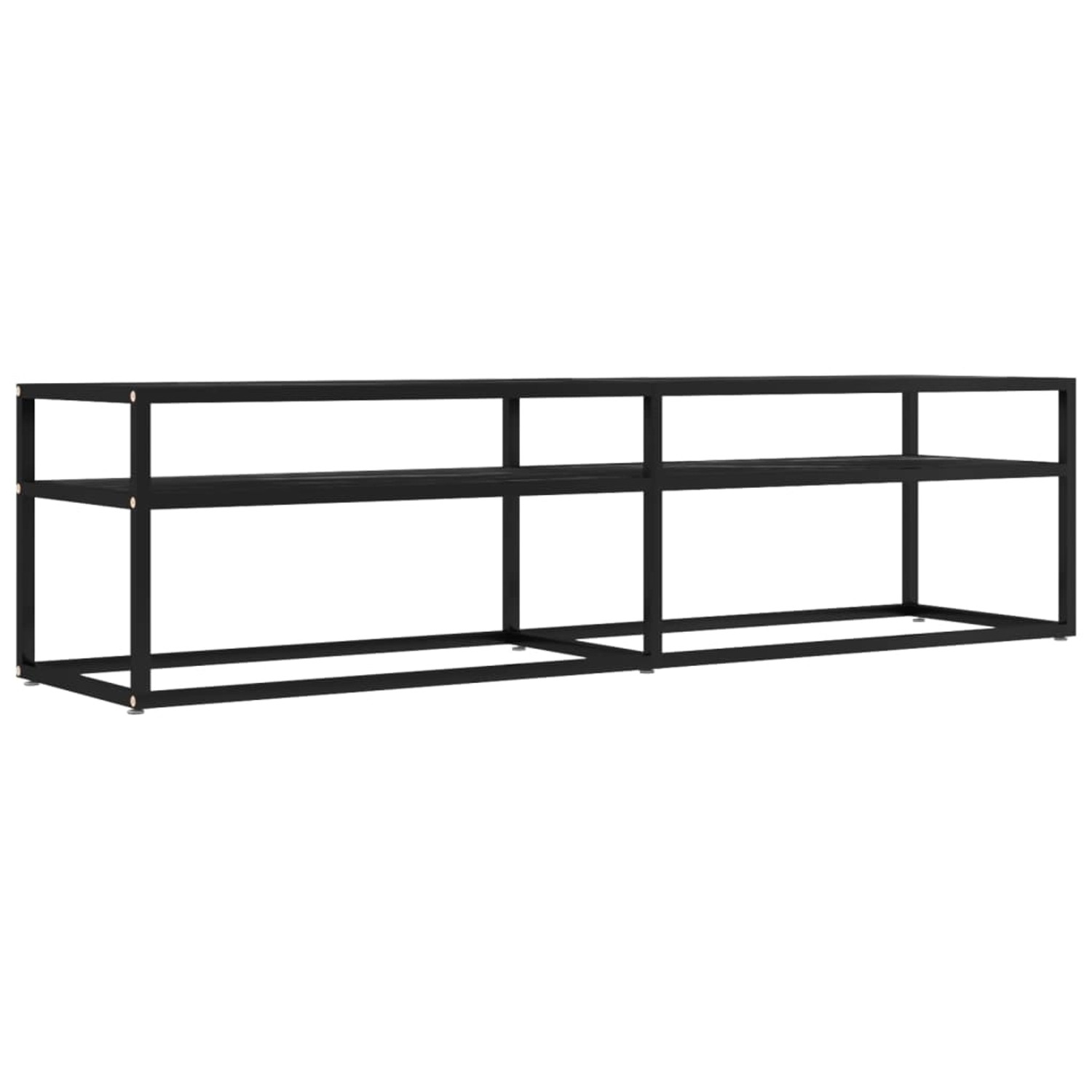 VidaXL TV-Schrank Schwarz Marmor-Optik 160x40x40,5 cm Hartglas VidaXL TV-Schrank Schwarz Marmor-Optik 160x40x40,5 cm Hartglas von VIDAXL