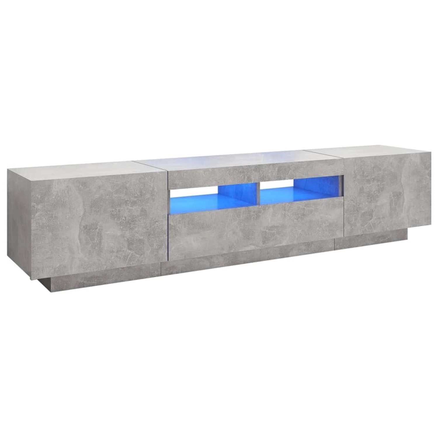 VidaXL TV-Schrank mit LED-Leuchten Betongrau 180x35x40 cm 2 VidaXL TV-Schrank mit LED-Leuchten Betongrau 180x35x40 cm 2 von VIDAXL