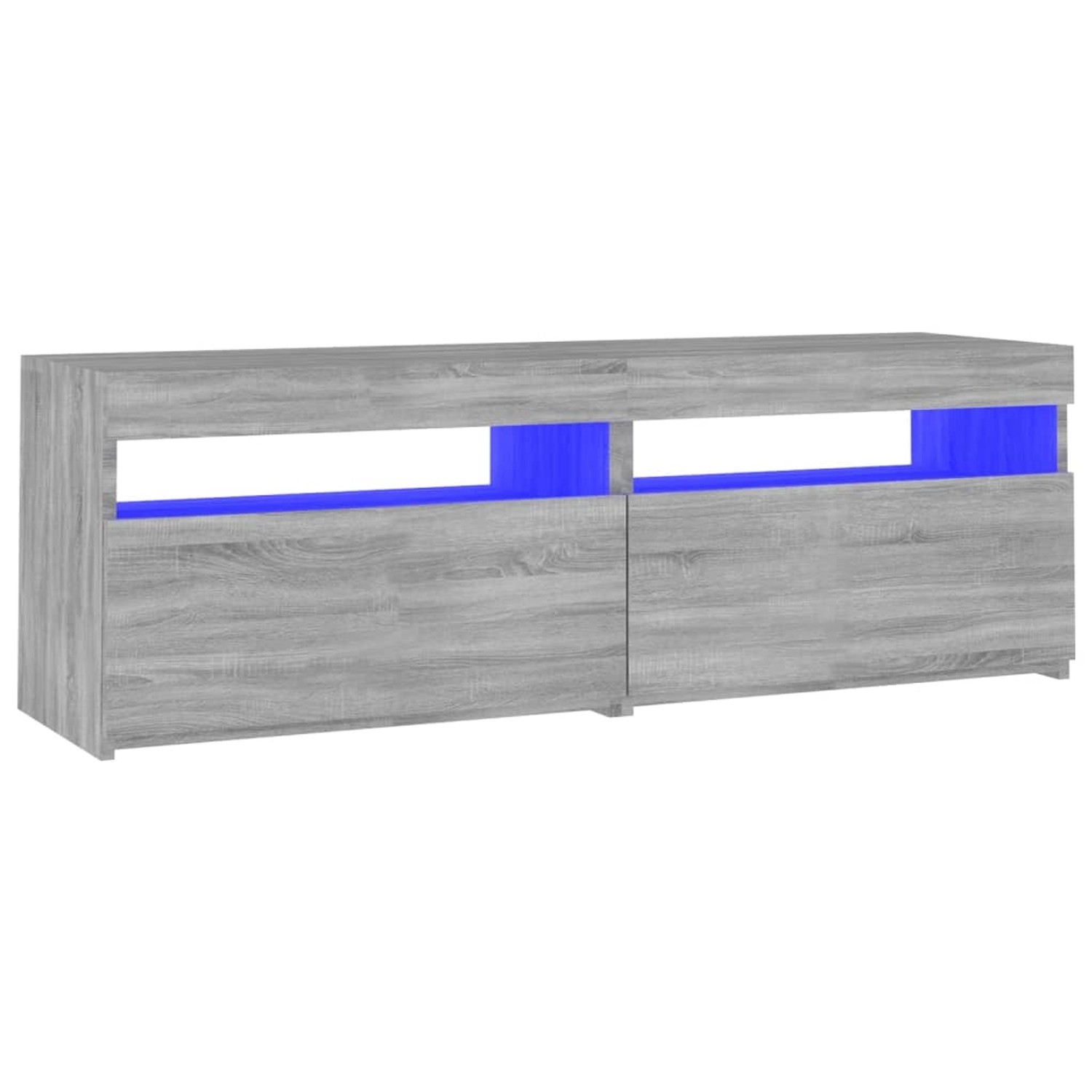 VidaXL TV-Schrank mit LED-Leuchten Grau Sonoma 120x35x40 cm  Modell 4 von VIDAXL