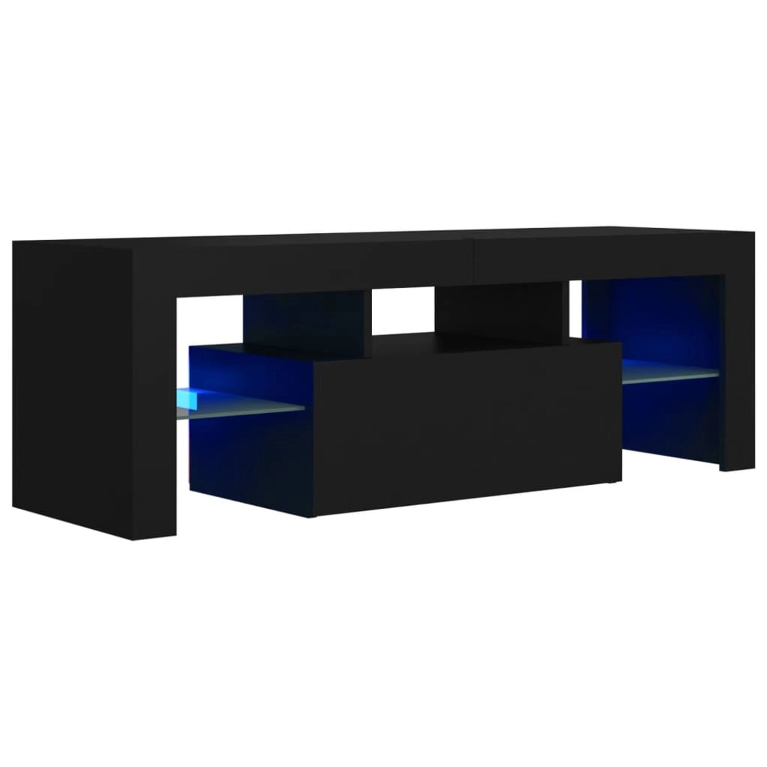 VidaXL TV-Schrank mit LED-Leuchten Schwarz 120x35x40 cm Modell 2 VidaXL TV-Schrank mit LED-Leuchten Schwarz 120x35x40 cm Modell 2 von VIDAXL