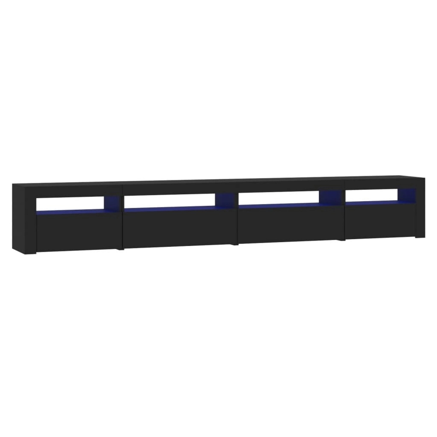 VidaXL TV-Schrank mit LED-Leuchten Schwarz 270x35x40 cm VidaXL TV-Schrank mit LED-Leuchten Schwarz 270x35x40 cm von VIDAXL