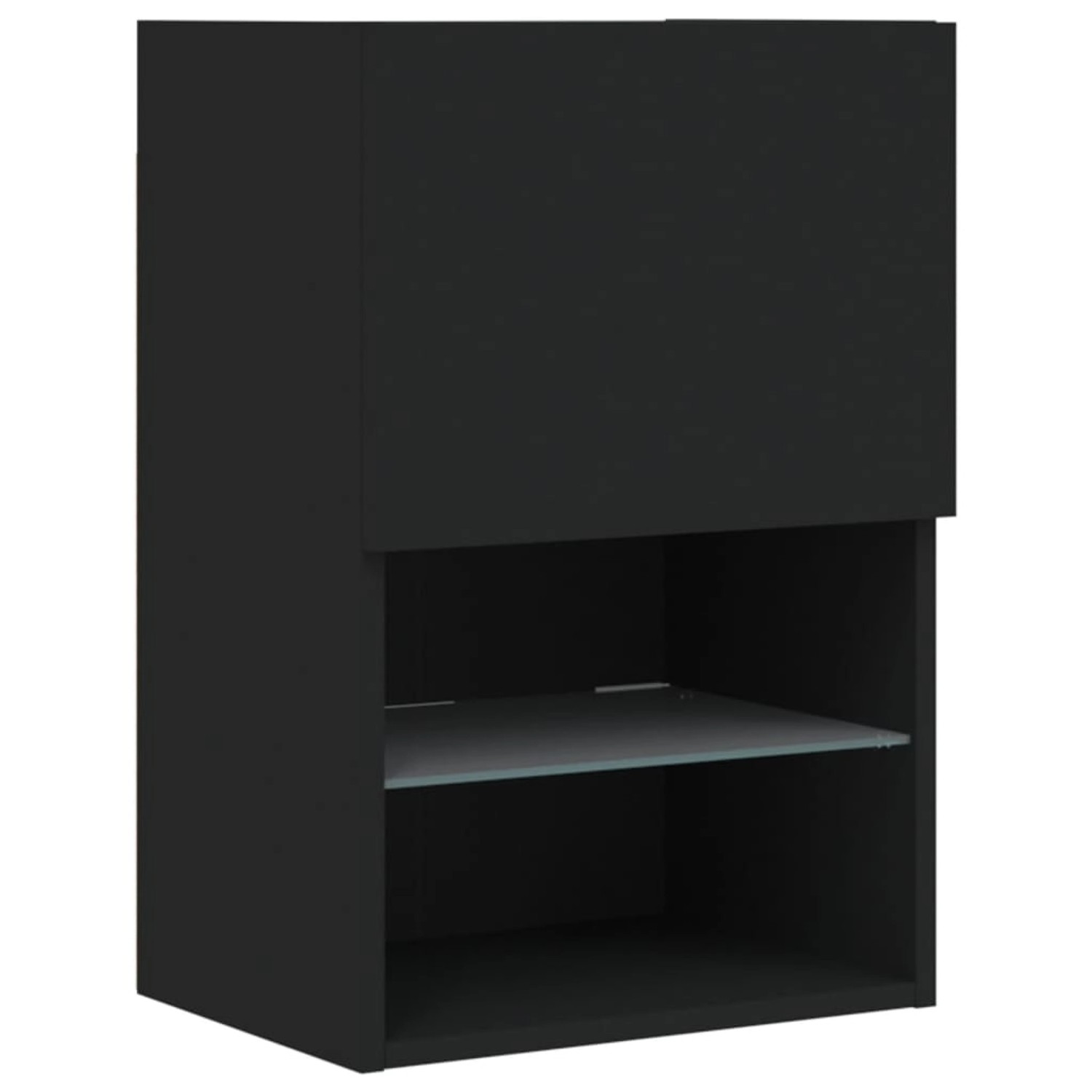VidaXL TV-Schrank mit LED-Leuchten Schwarz 40,5x30x60 cm von VIDAXL