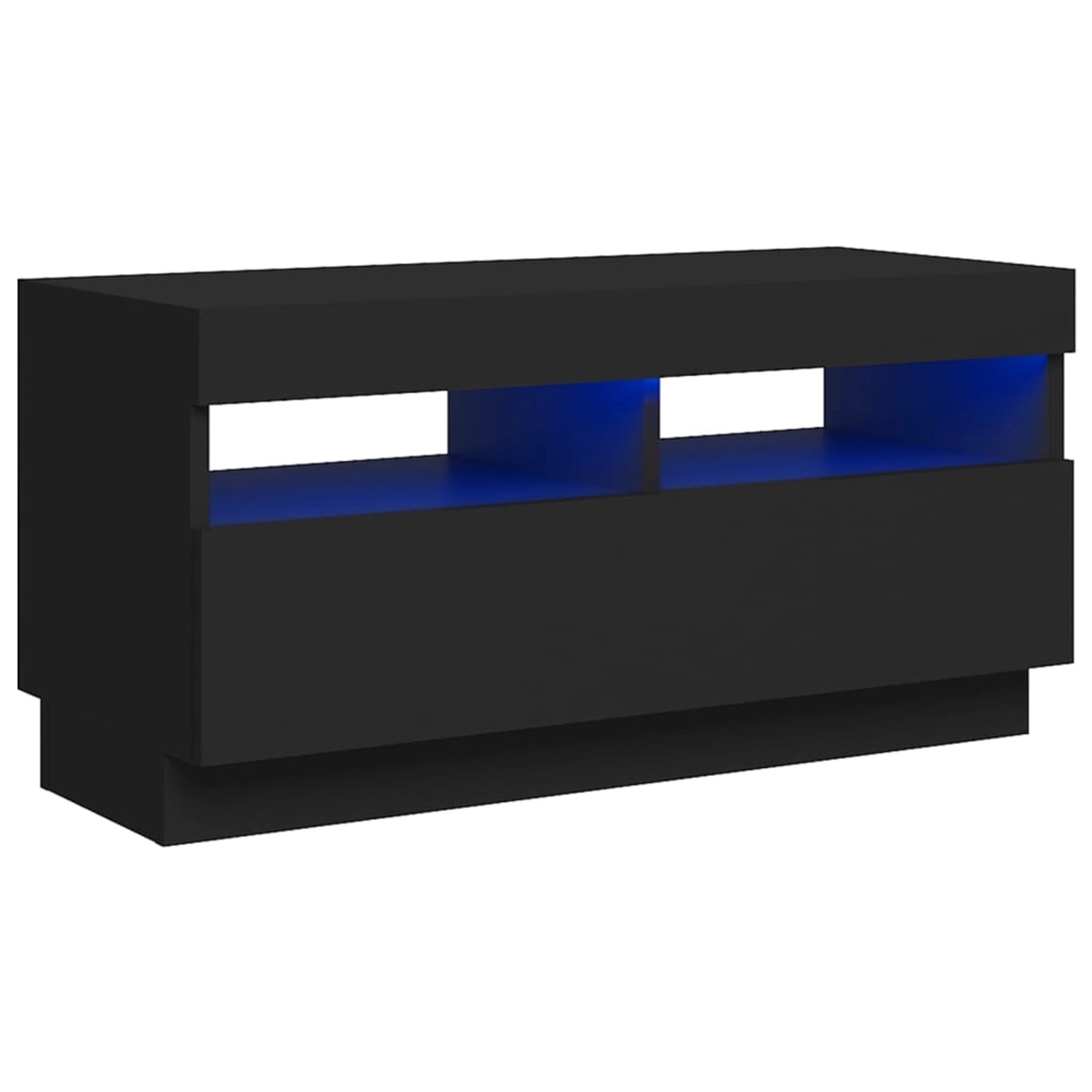VidaXL TV-Schrank mit LED-Leuchten Schwarz 80x35x40 cm VidaXL TV-Schrank mit LED-Leuchten Schwarz 80x35x40 cm von VIDAXL