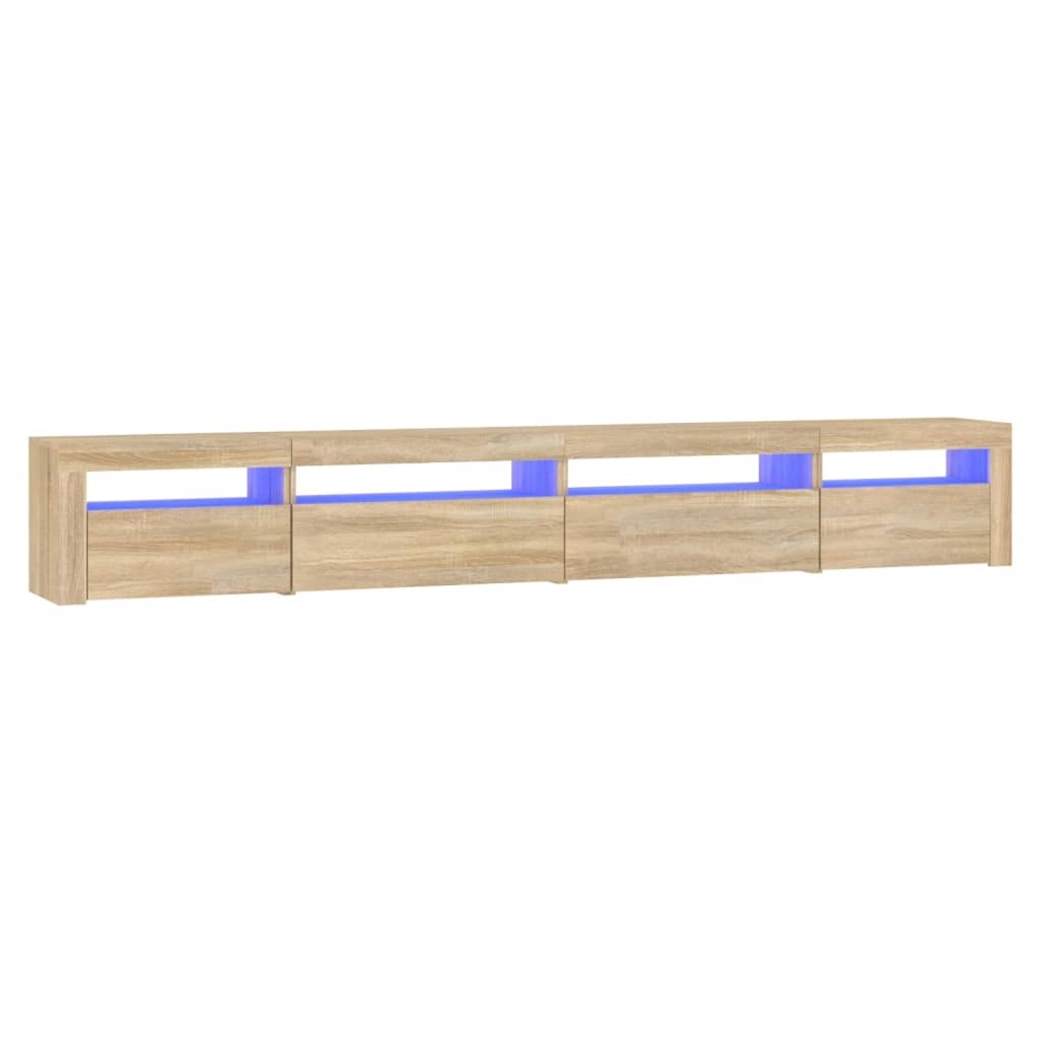 VidaXL TV-Schrank mit LED-Leuchten Sonoma-Eiche 270x35x40 cm VidaXL TV-Schrank mit LED-Leuchten Sonoma-Eiche 270x35x40 cm von VIDAXL