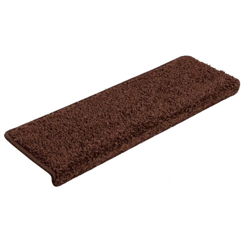 VidaXL Teppich-Treppenstufen Braun 15 Stk. 65x21x4 cm von VIDAXL