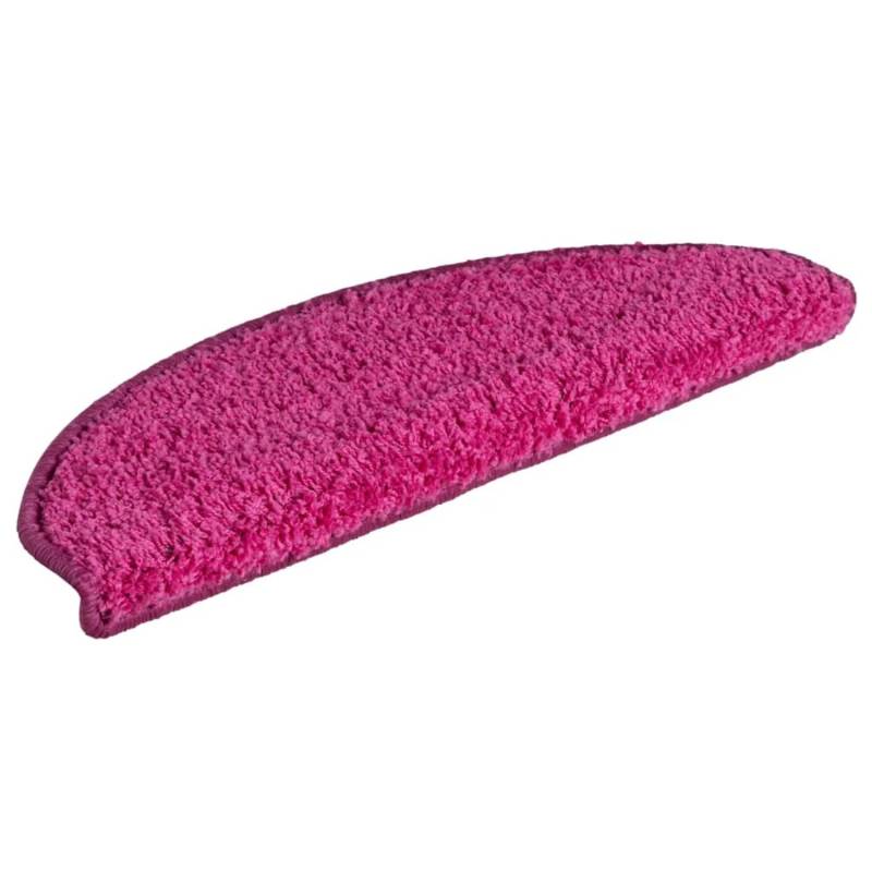 VidaXL Treppenmatten 15 Stk. Rosa 65x21x4 cm von VIDAXL