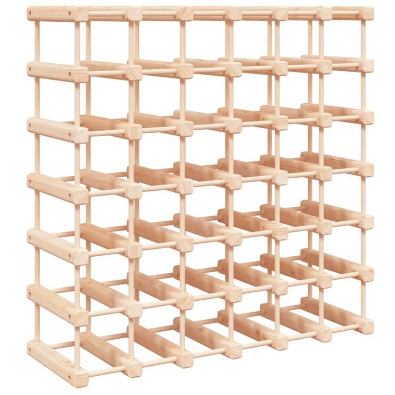vidaXL Weinregal für 42 Flaschen 68,5x23x68,5 cm Massivholz Kiefer von VIDAXL