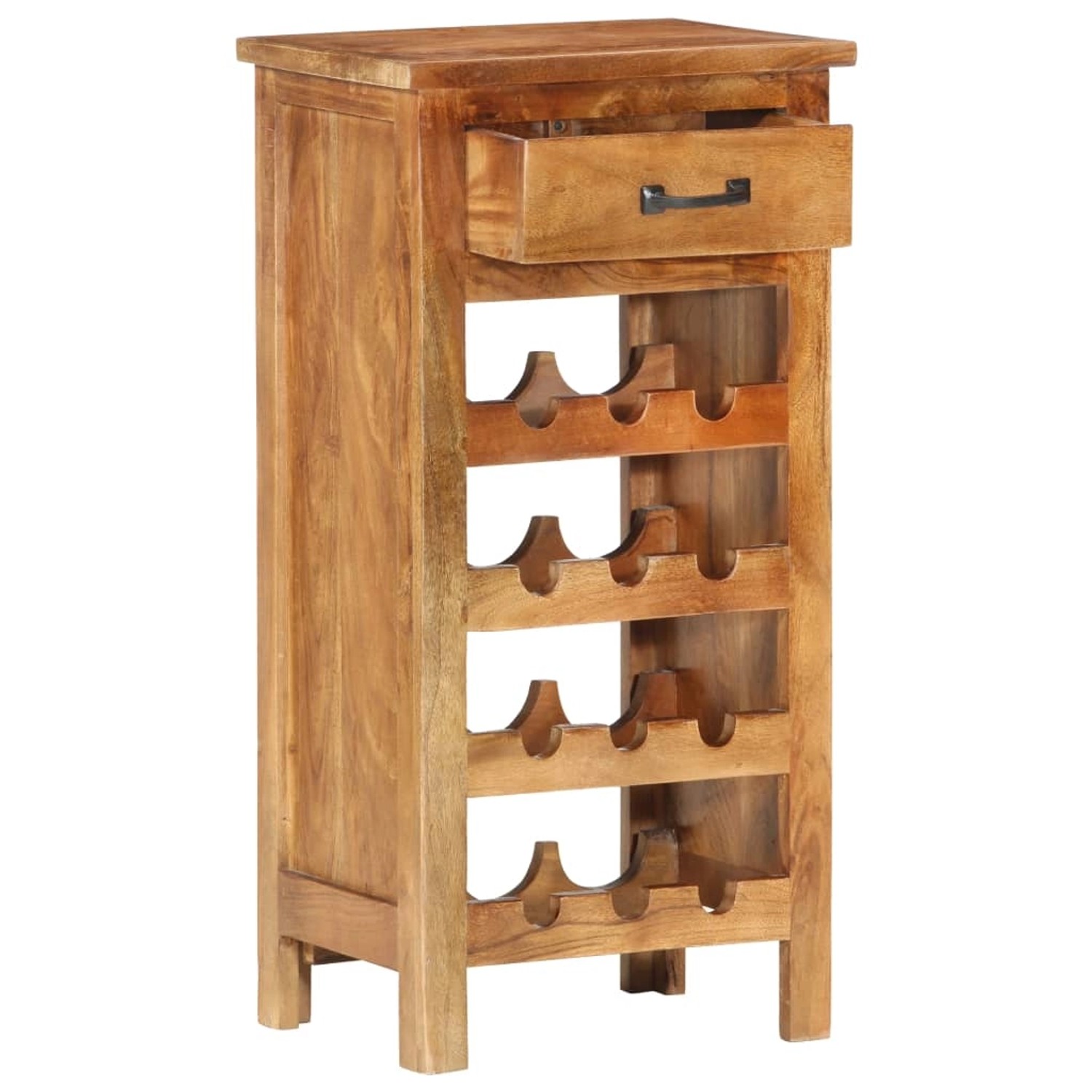 VidaXL Weinschrank 40 x 30 x 80 cm Massivholz Akazie VidaXL Weinschrank 40 x 30 x 80 cm Massivholz Akazie von VIDAXL